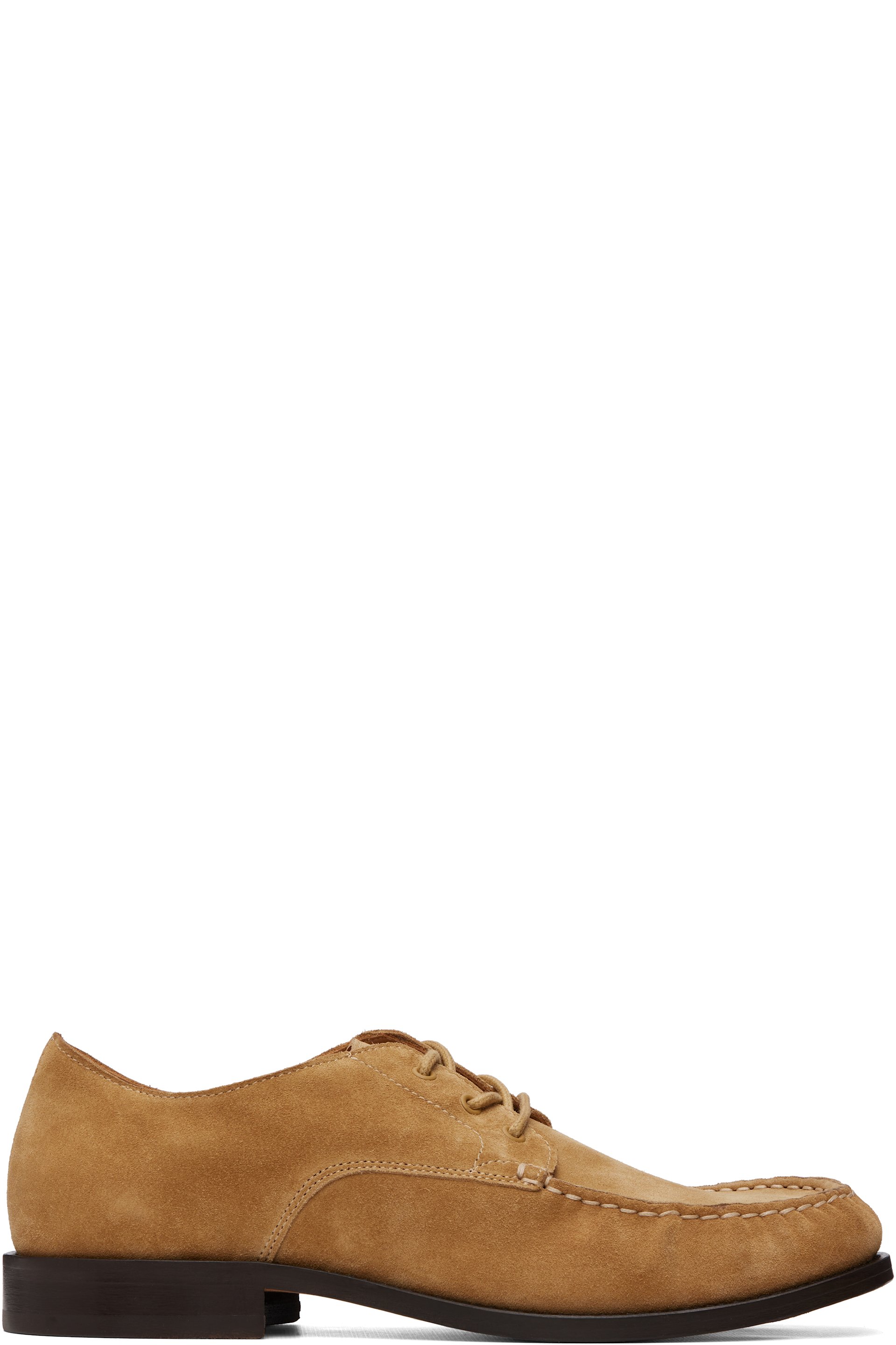 A.P.C. - 탠 스웨이드 더비 슈즈