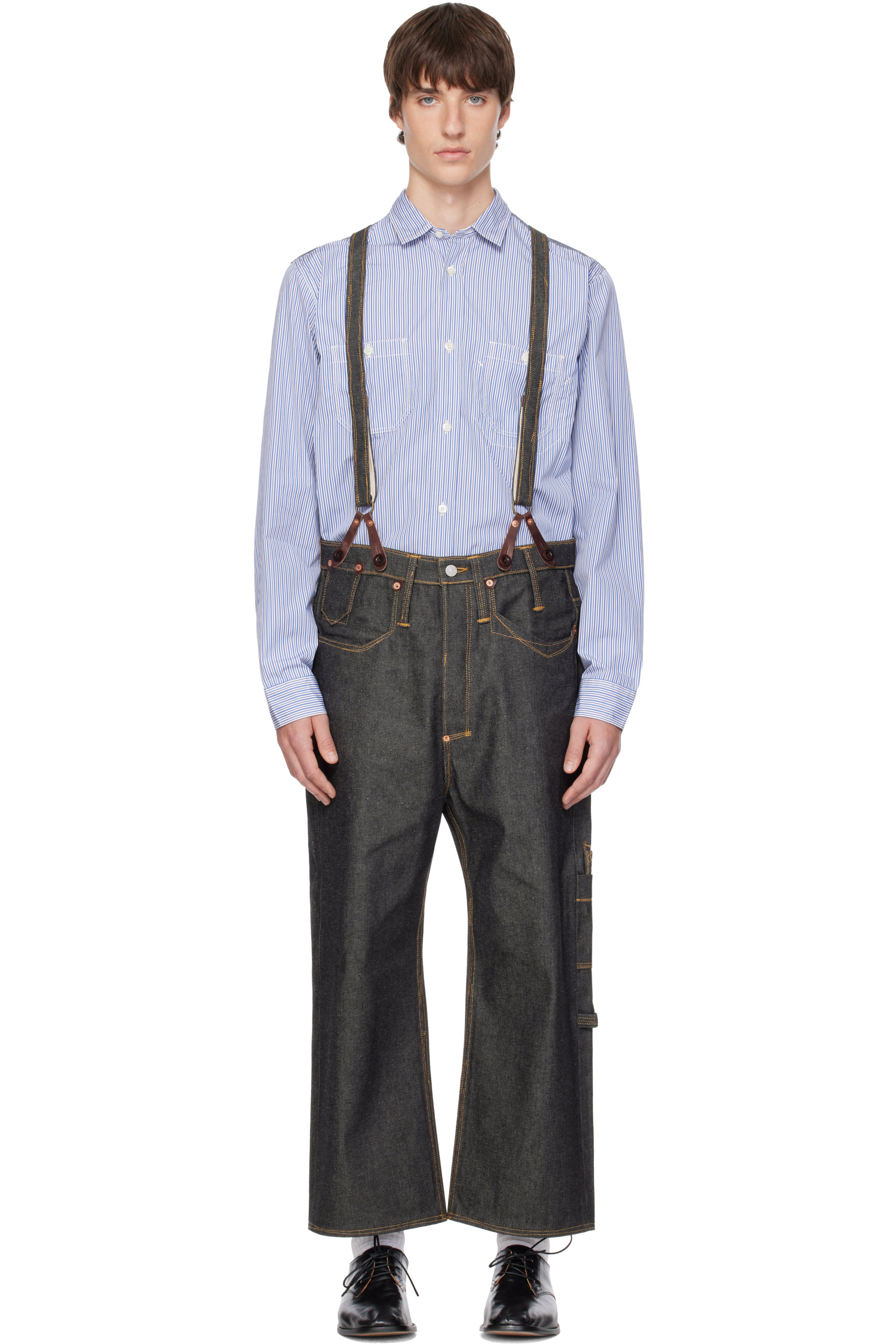 Junya Watanabe - Black Levi's Edition Suspender Jeans