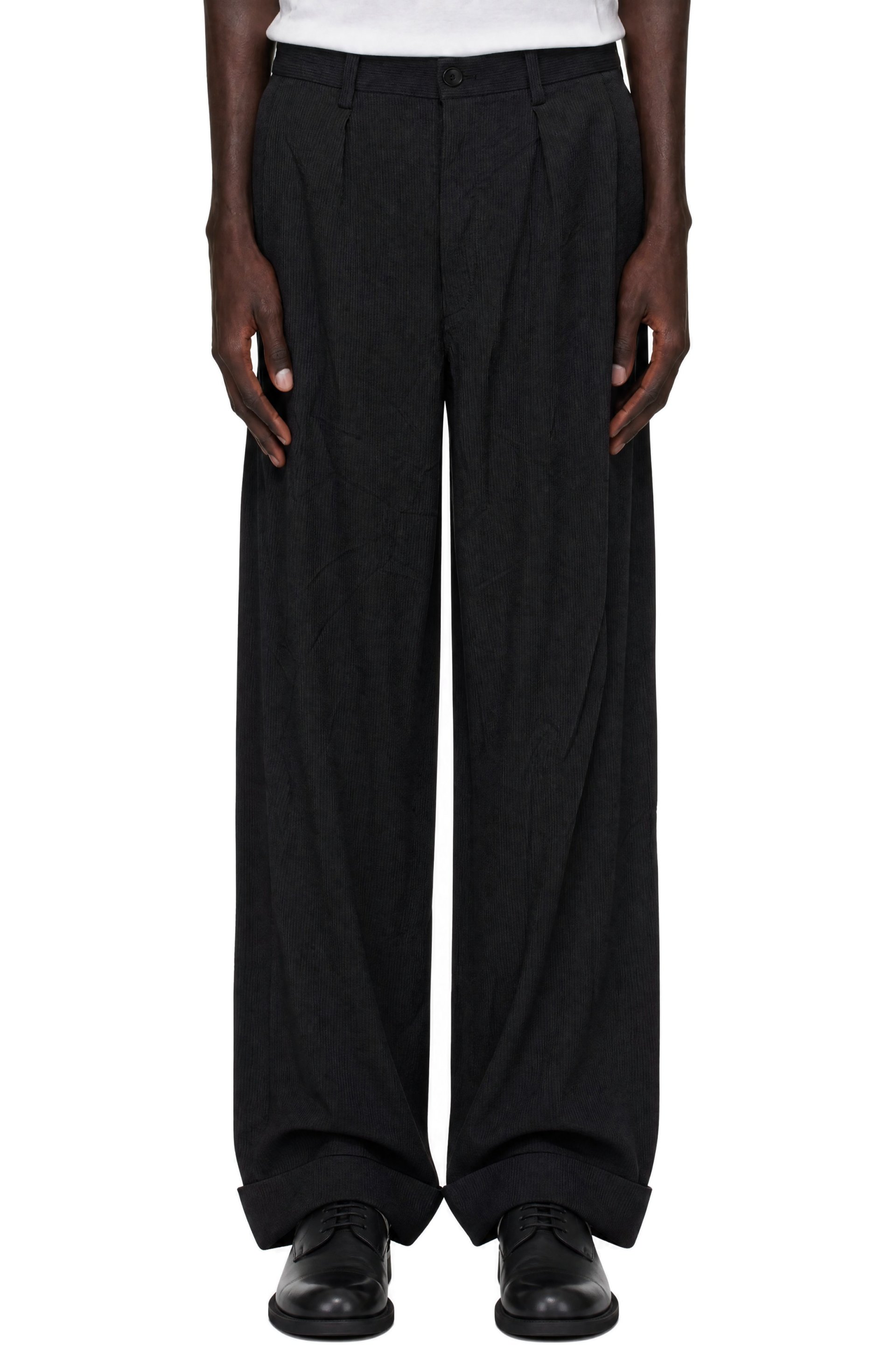 Junya Watanabe - Gray Herringbone Trousers