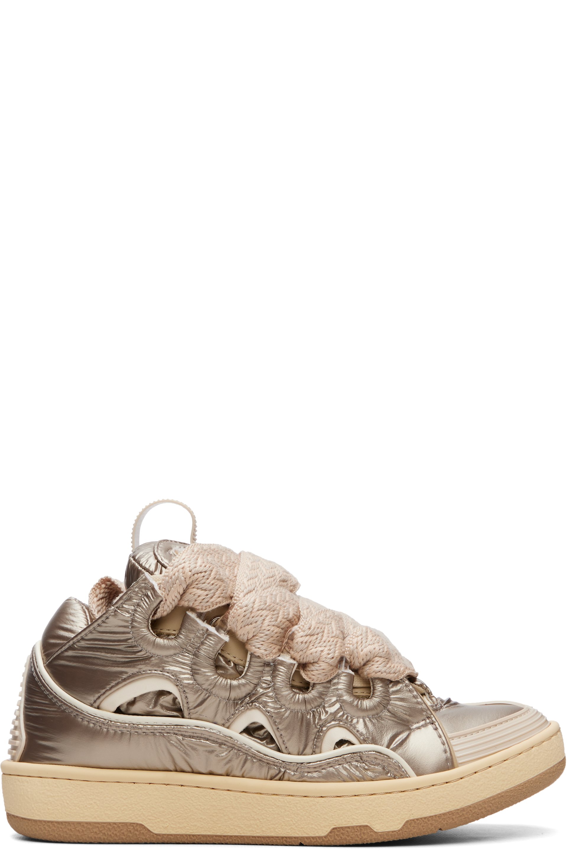 Lanvin - Yellow Curb Sneakers