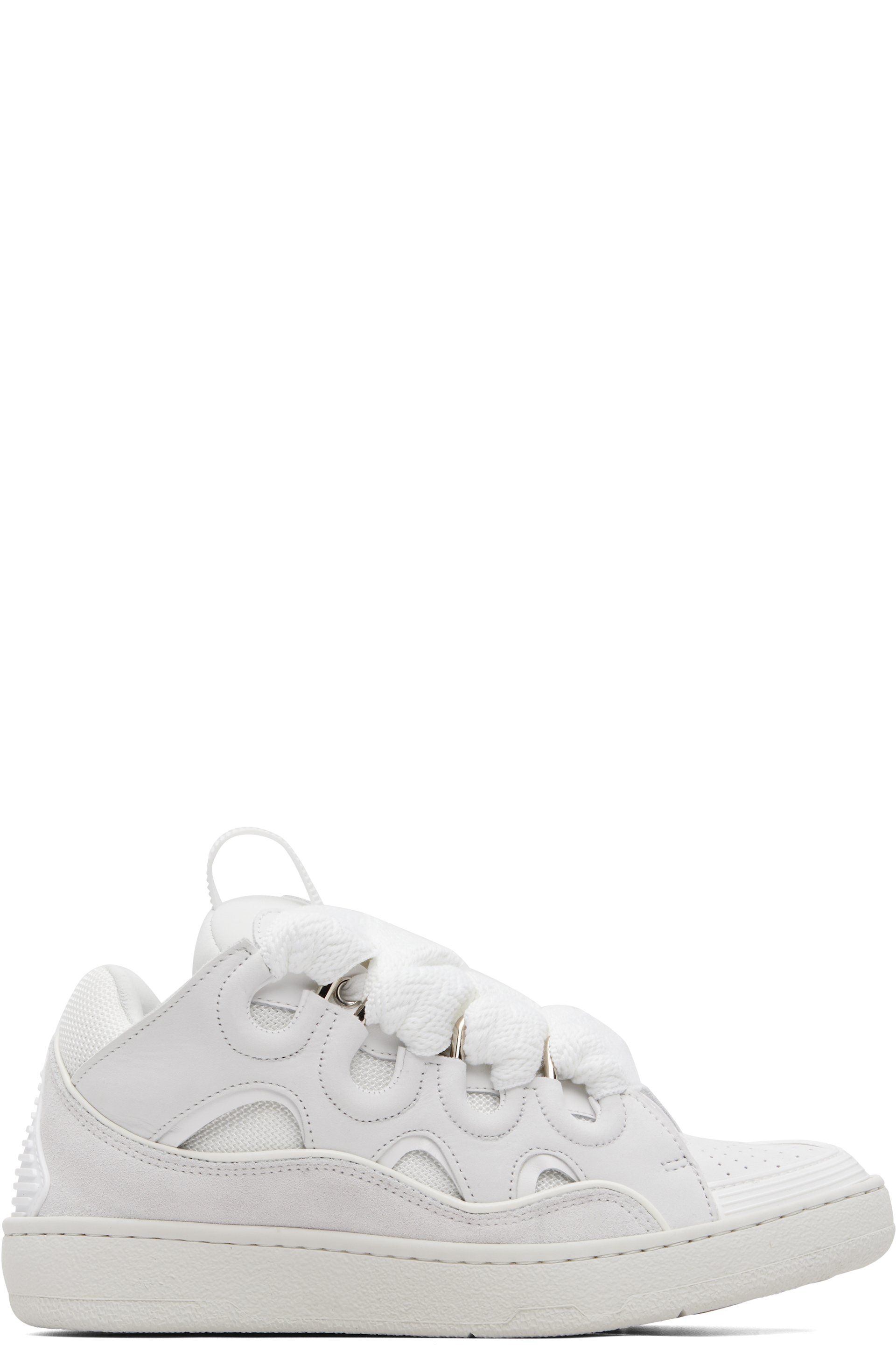 Lanvin - White Curb Sneakers