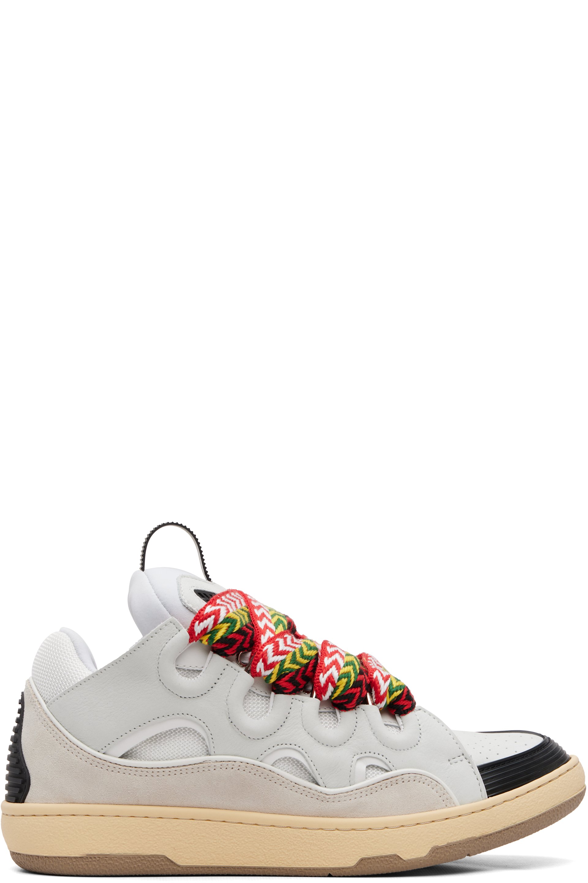 Lanvin - White Curb Sneakers