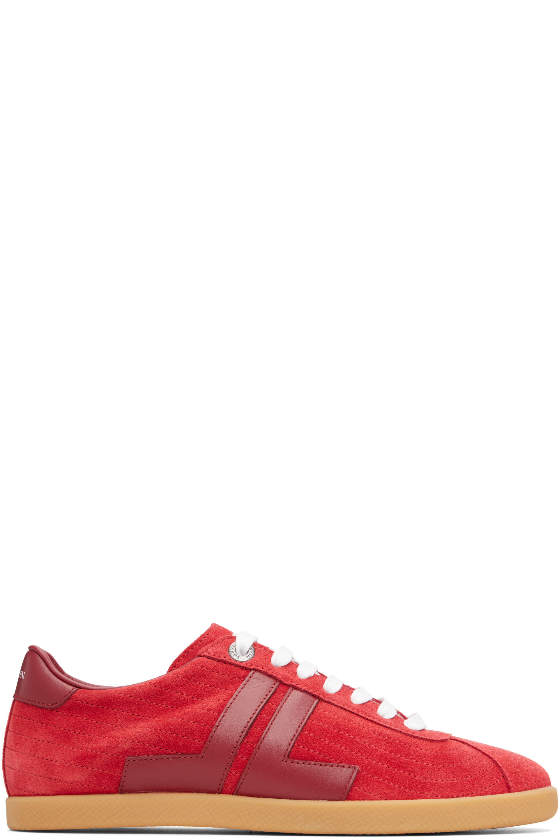 Lanvin - Baskets Glen 2.0 bourgogne