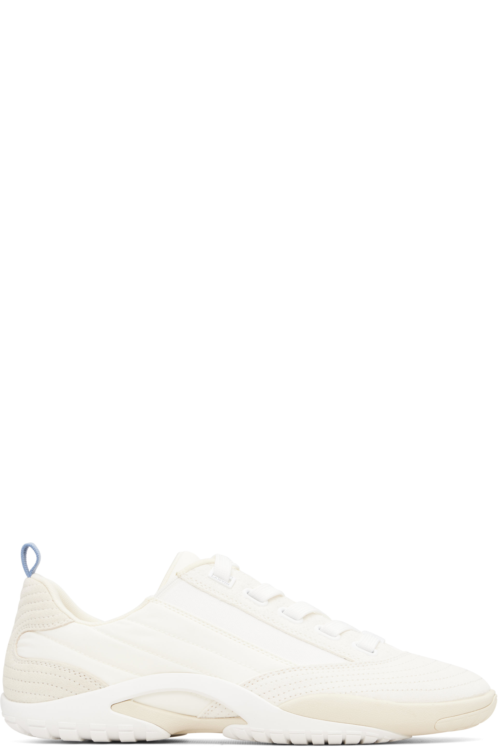 Lanvin - White New Soccer Lace Up Leather Sneakers