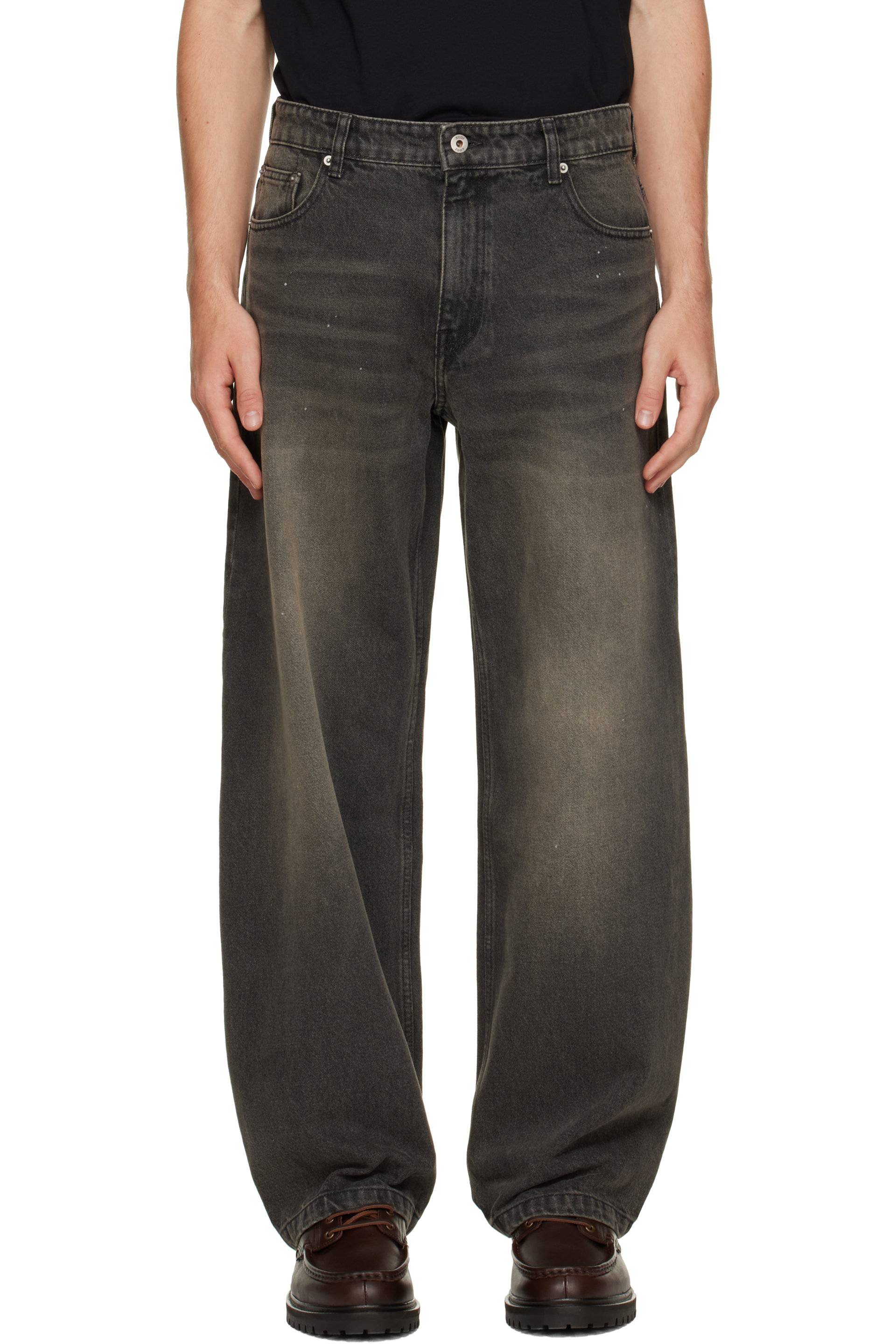 COOR - Brown Back Side Washed Jeans