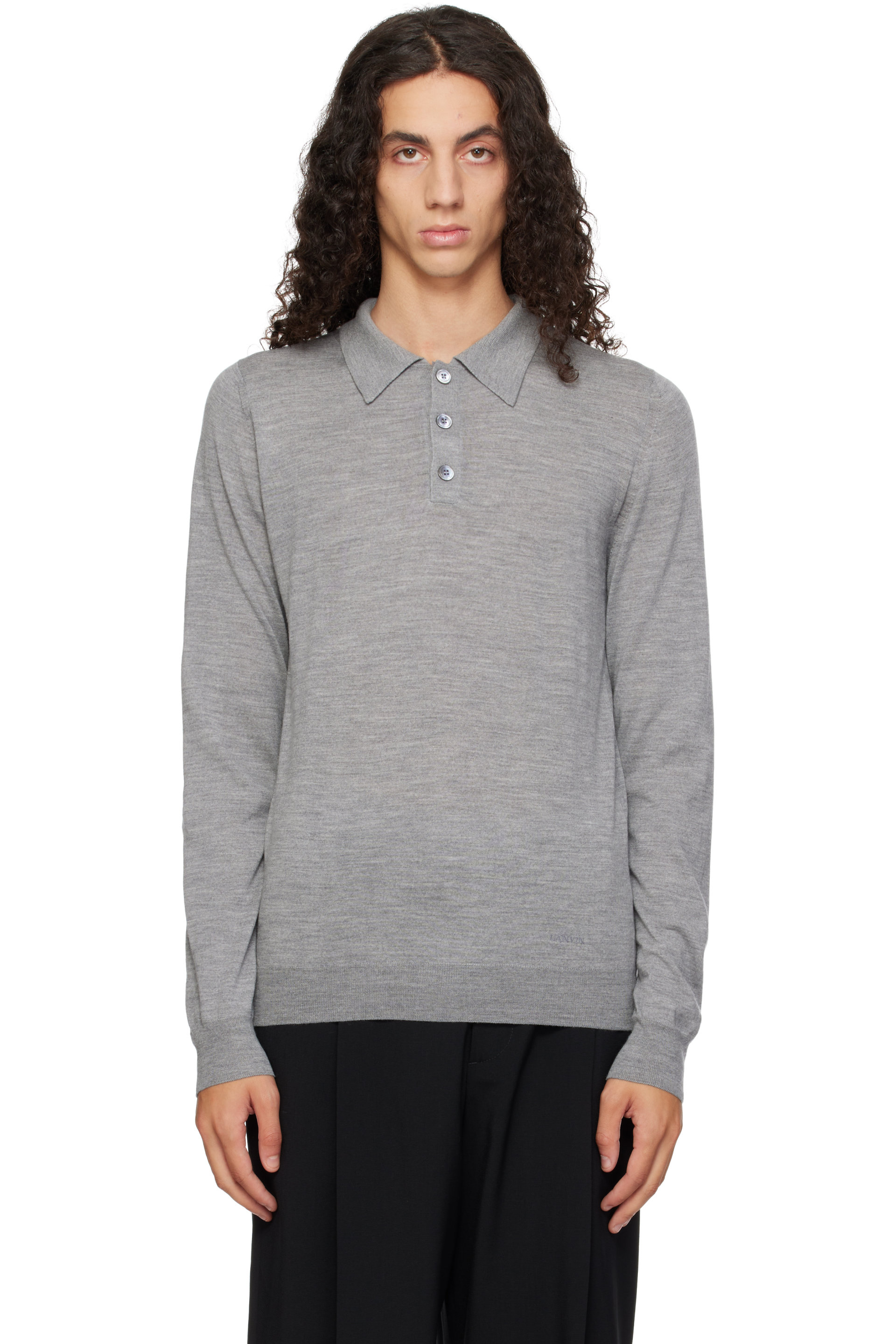 Lanvin - Gray Classic Polo