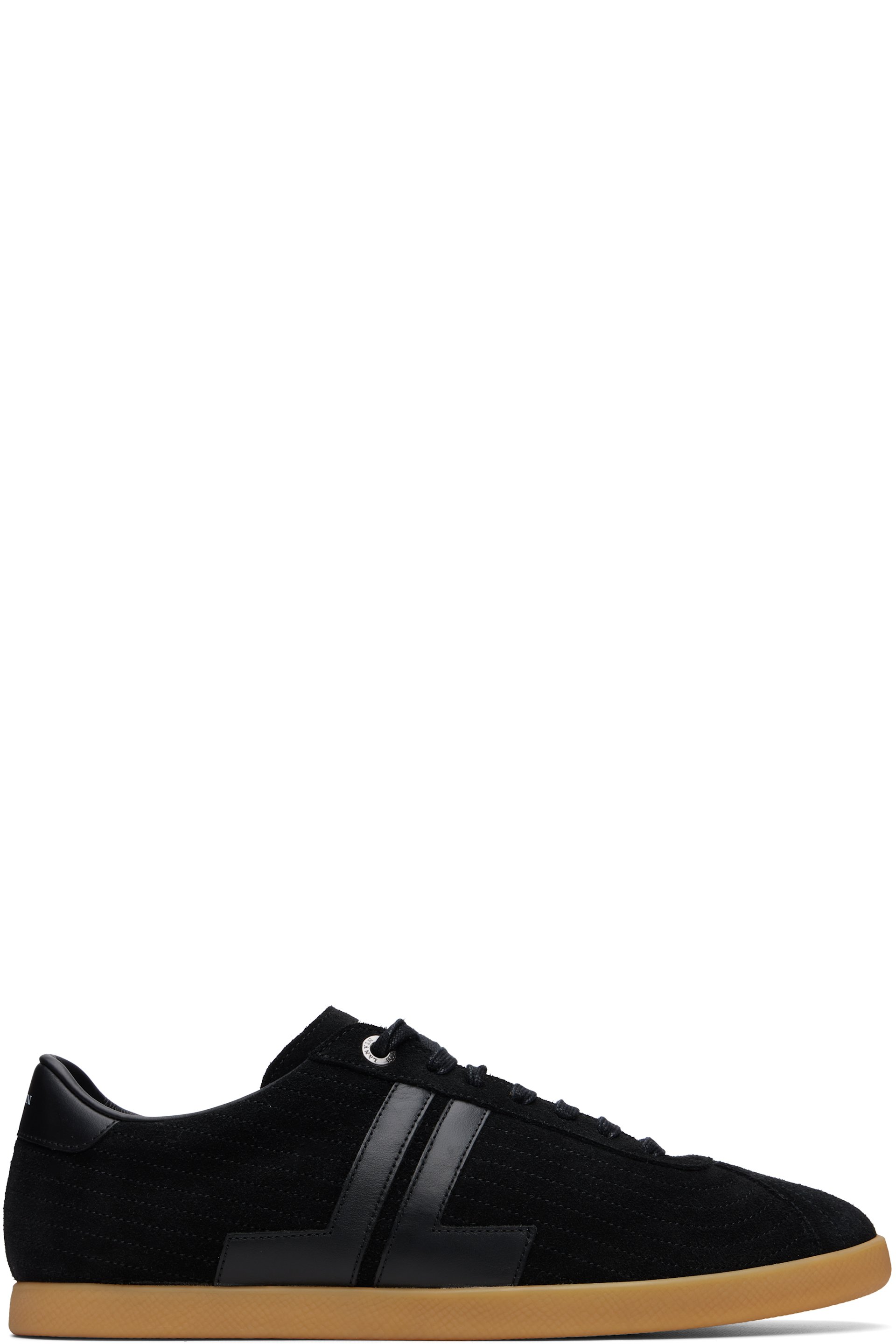 Lanvin - Black Glen 2.0 Leather Sneakers