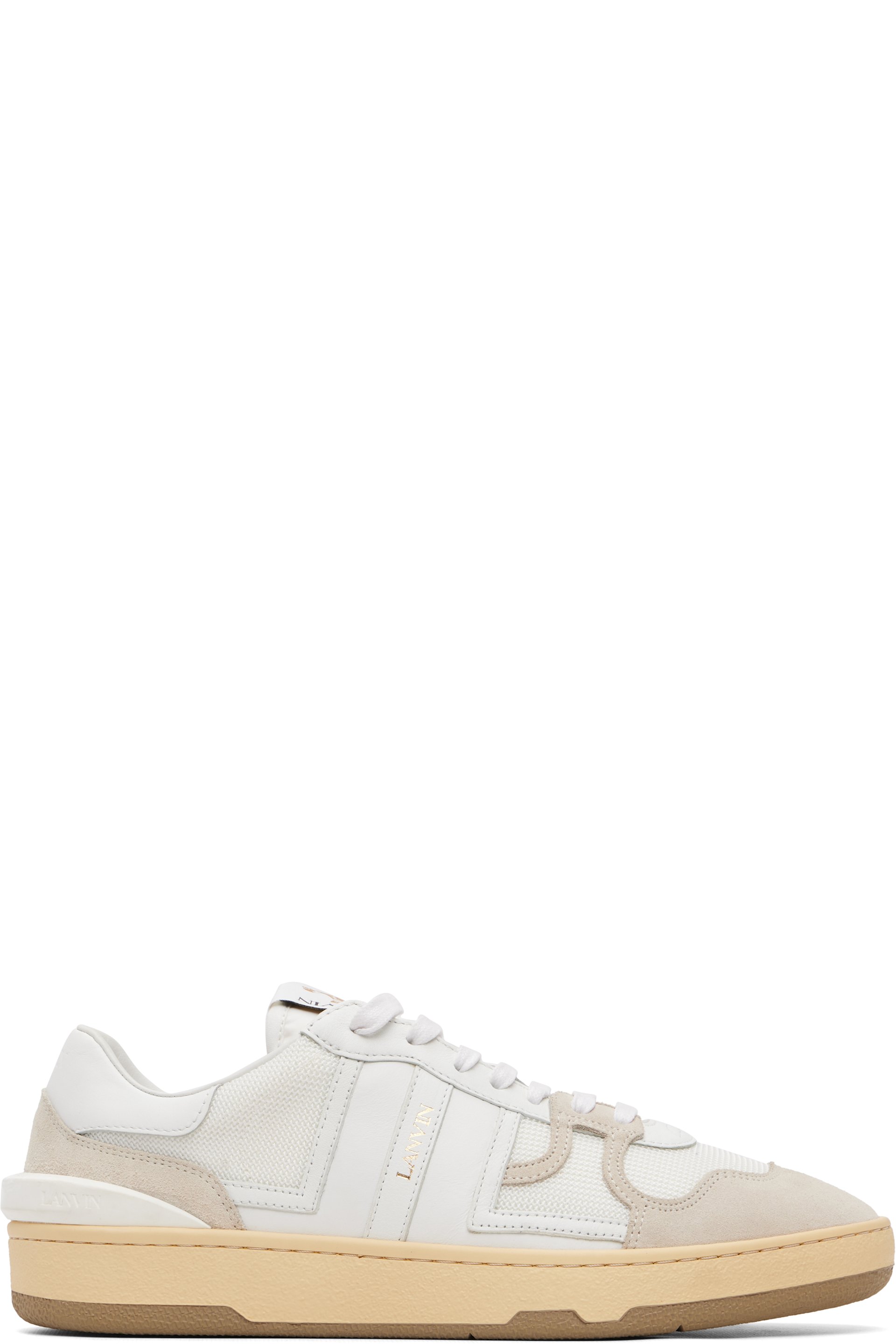 Lanvin - White Clay Sneakers