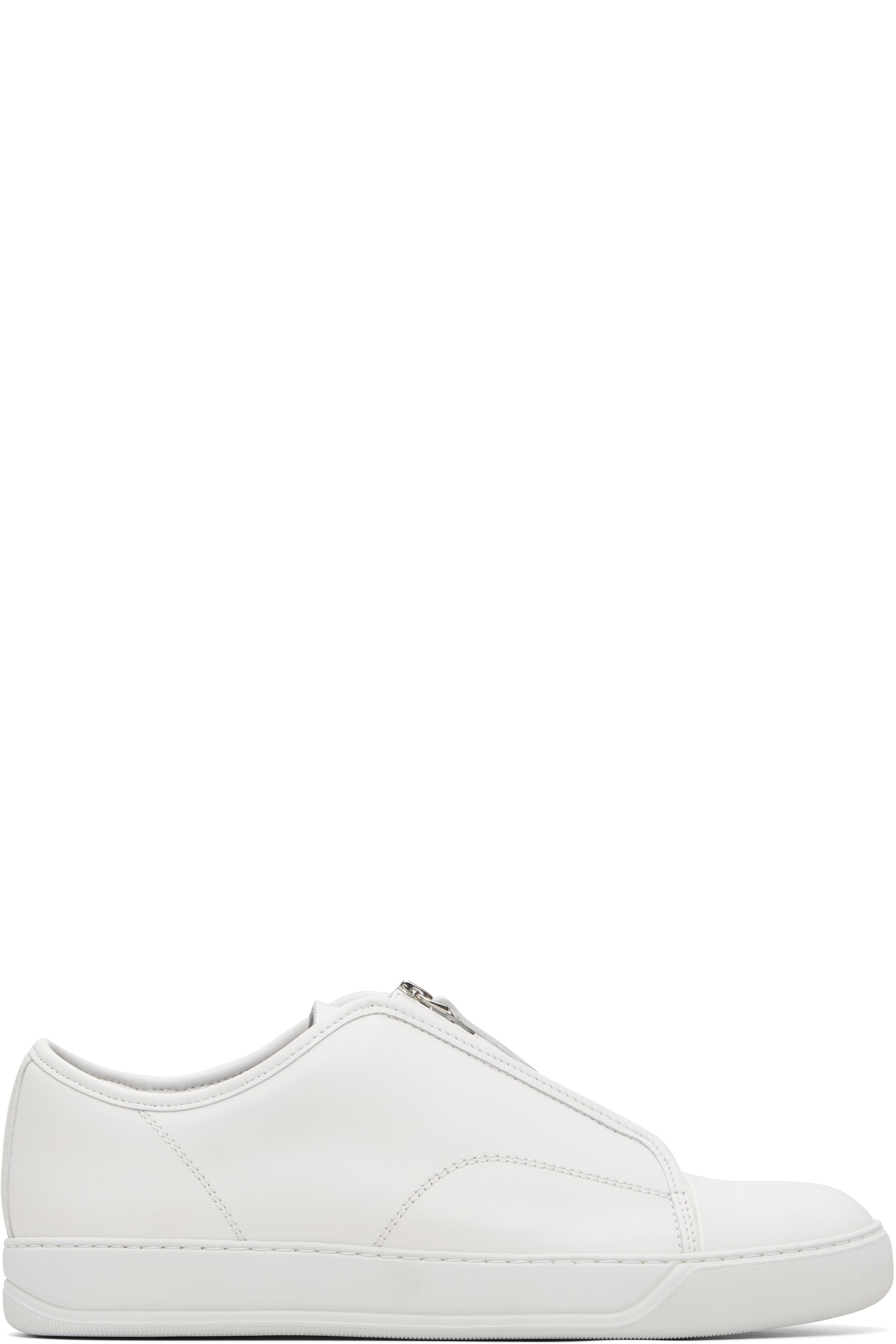 Lanvin - White DBB1 Zip Sneakers