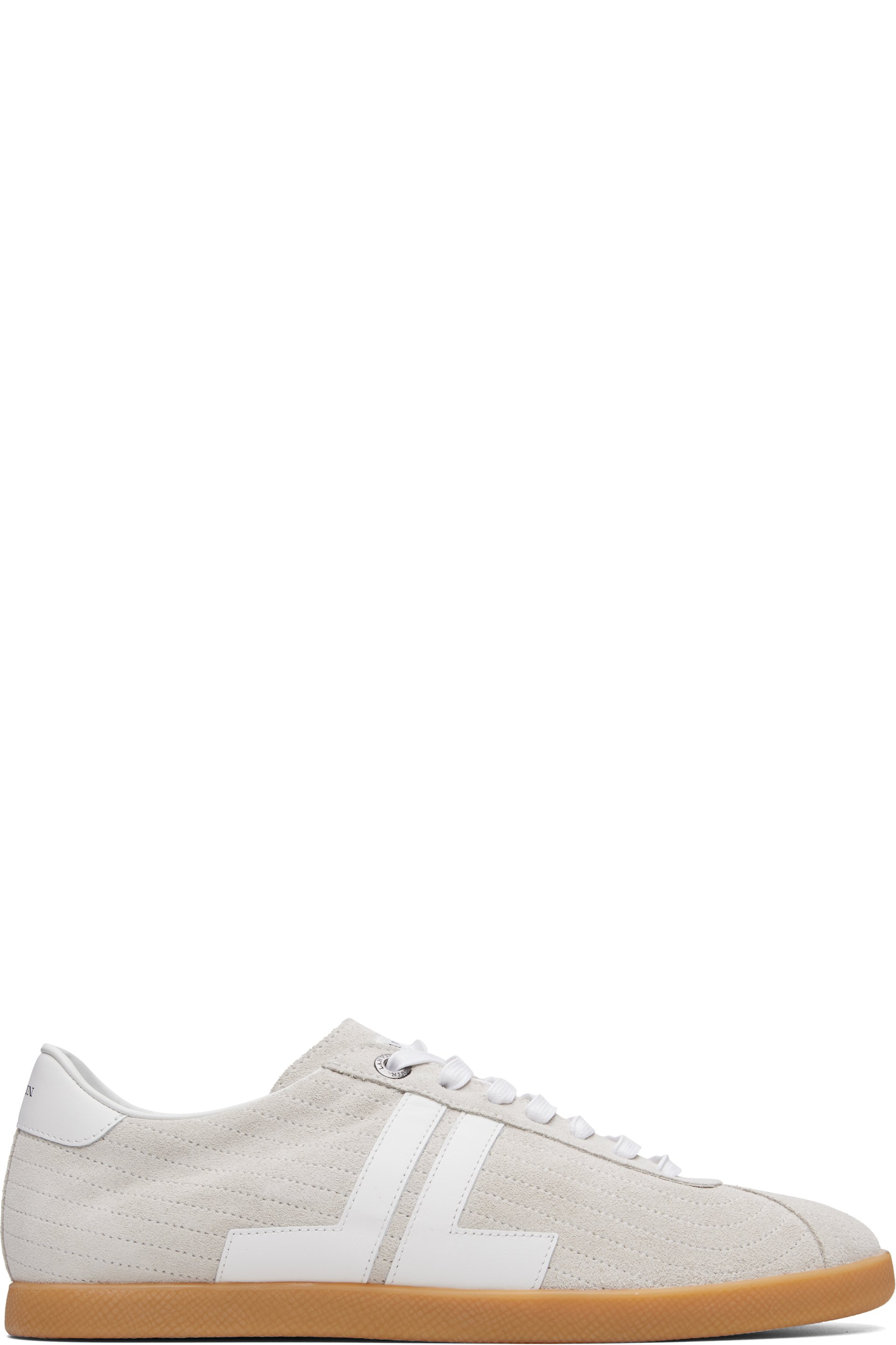 Lanvin - Off-White Glen 2.0 Leather Sneakers