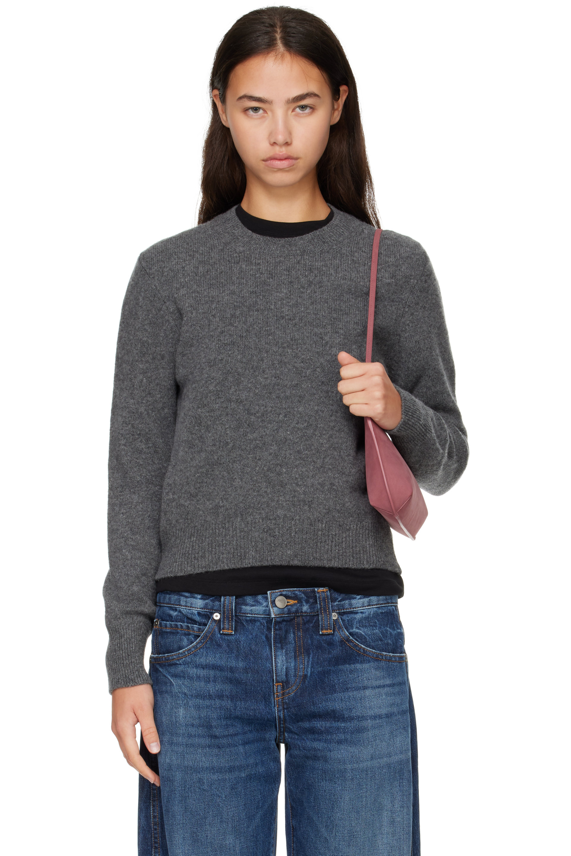 &Daughter - Gray Sligo Crewneck Sweater