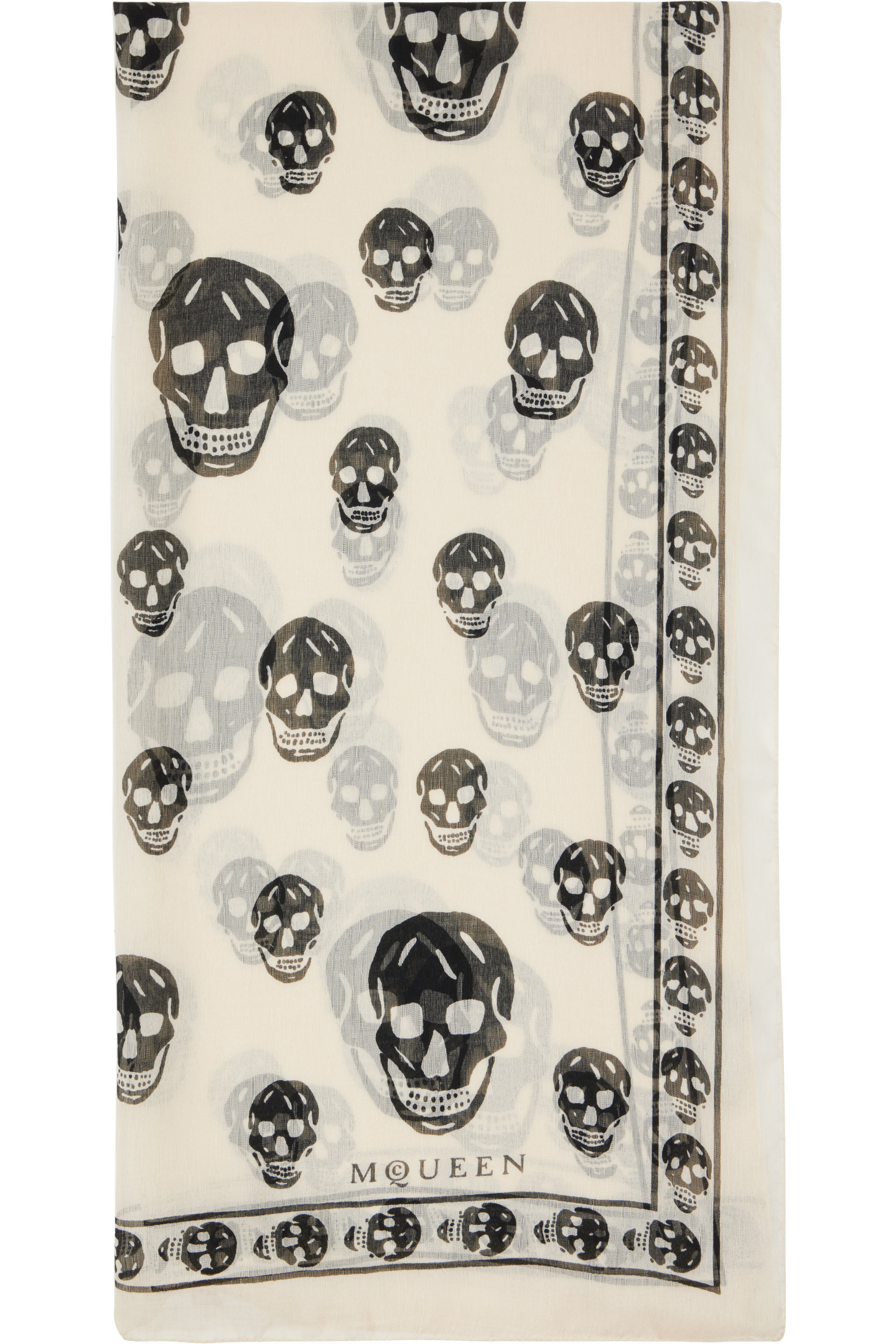 McQueen - Off-White Skull Bandana