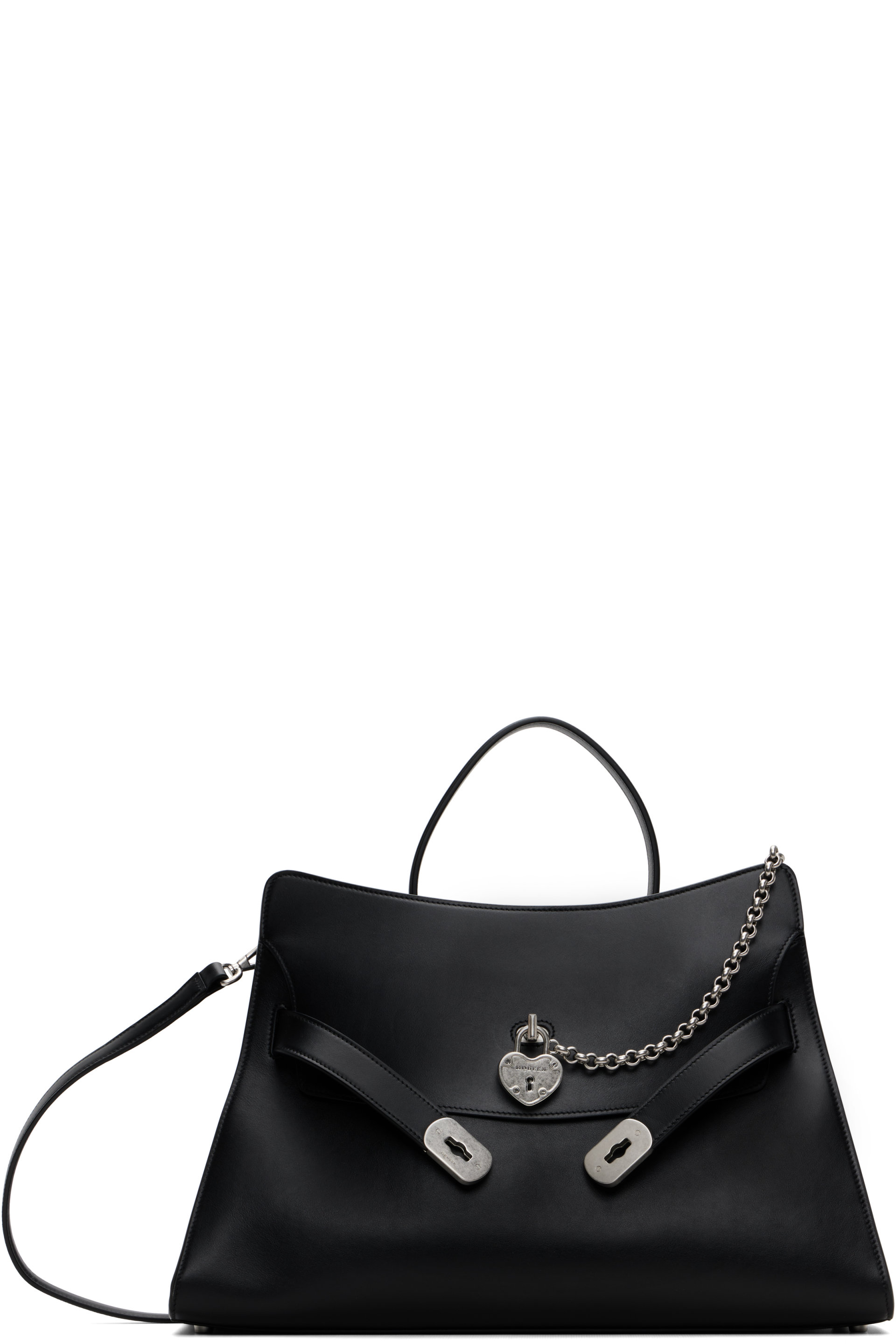 McQueen - Black Locke Bag