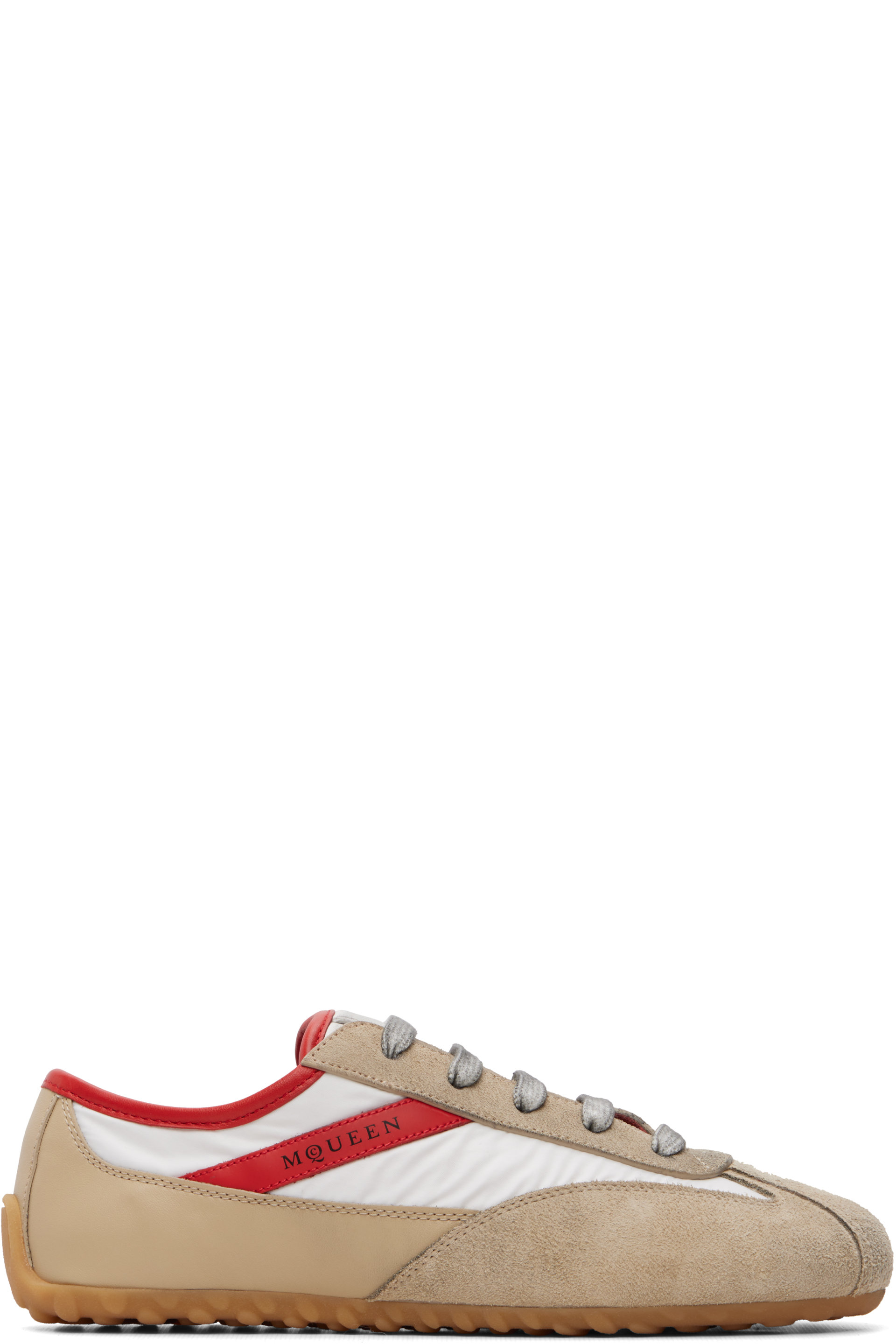 McQueen - Beige Boxe Sneakers