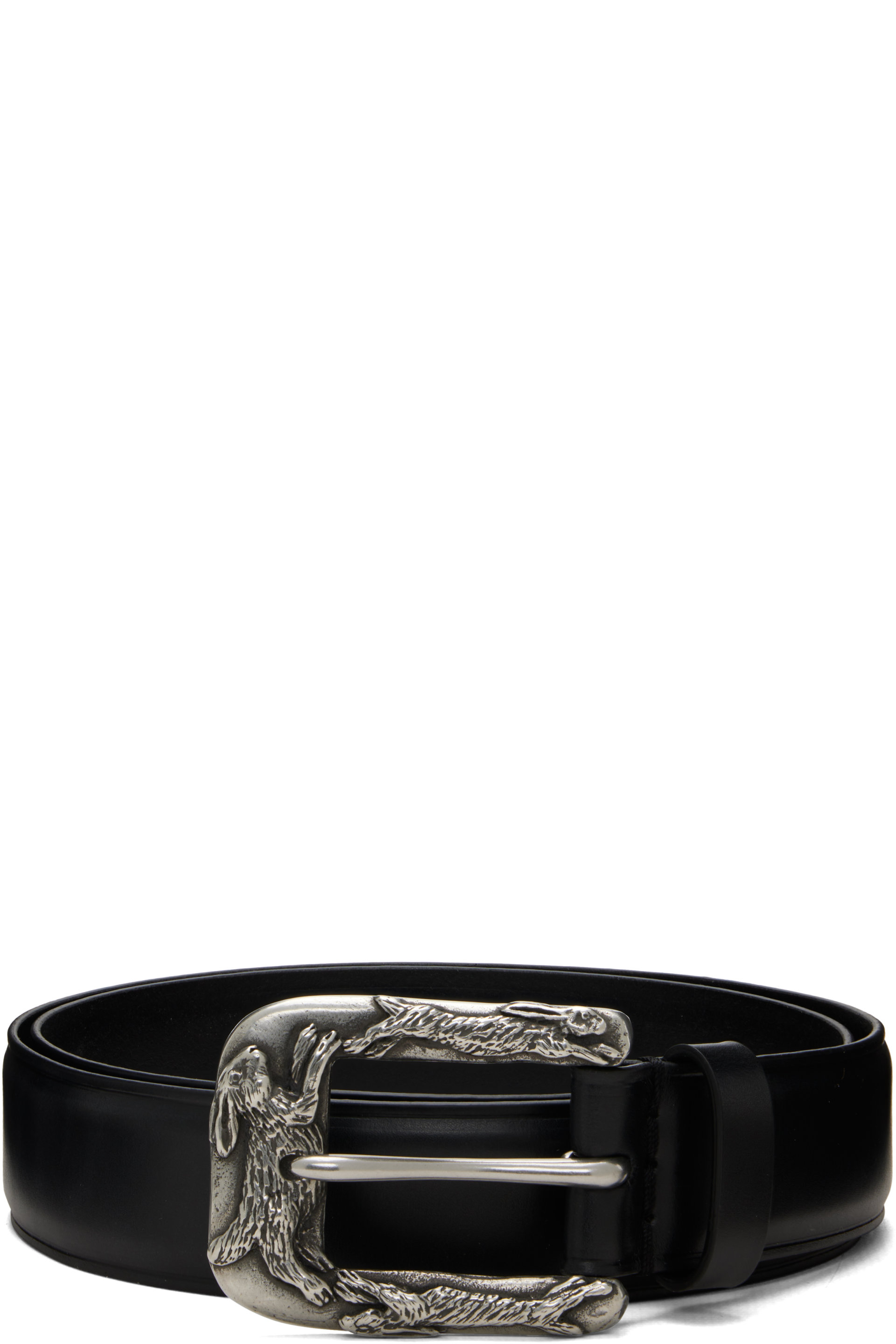 Paul Smith - Black 'Rabbit' Buckle Belt