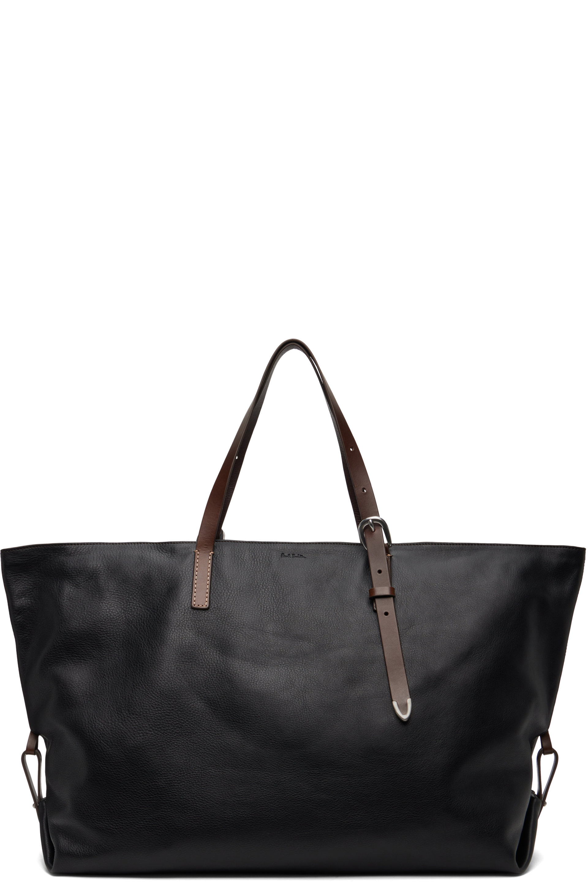 Paul Smith - Black Leather Duffle Bag