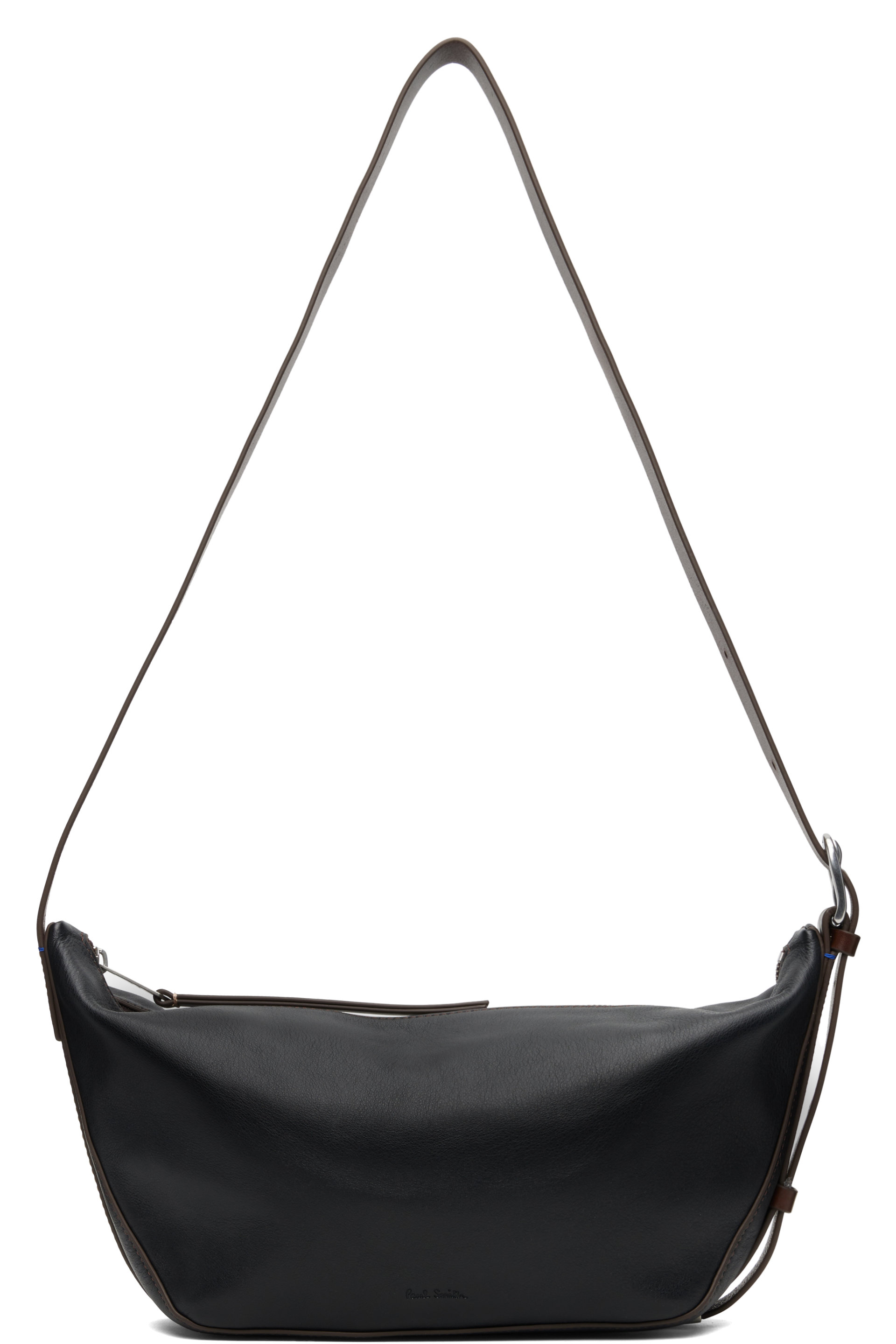 Paul Smith - Black Leather Sling Crossbody Bag