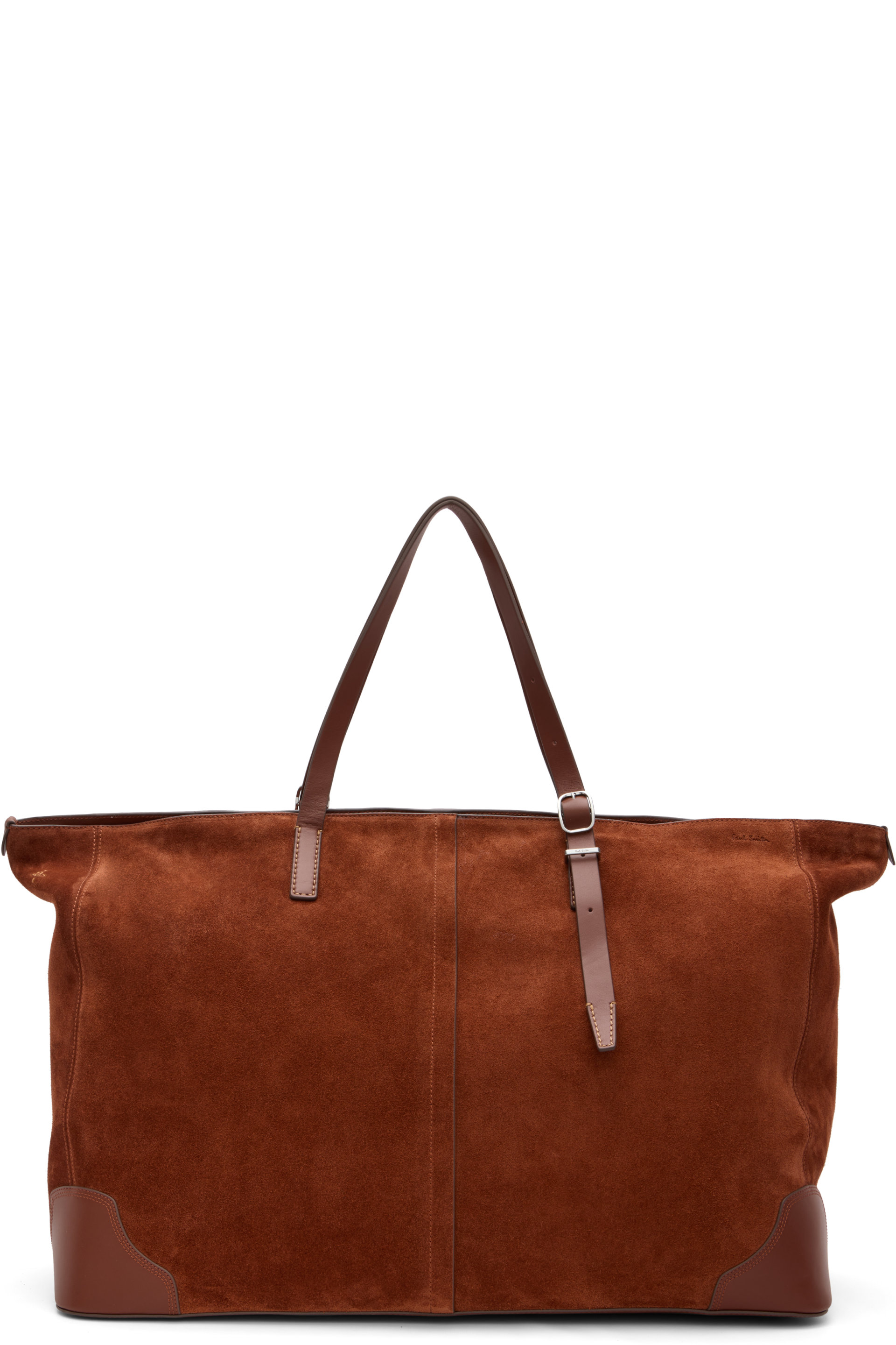 Paul Smith - Tan Suede Duffle Tote Bag