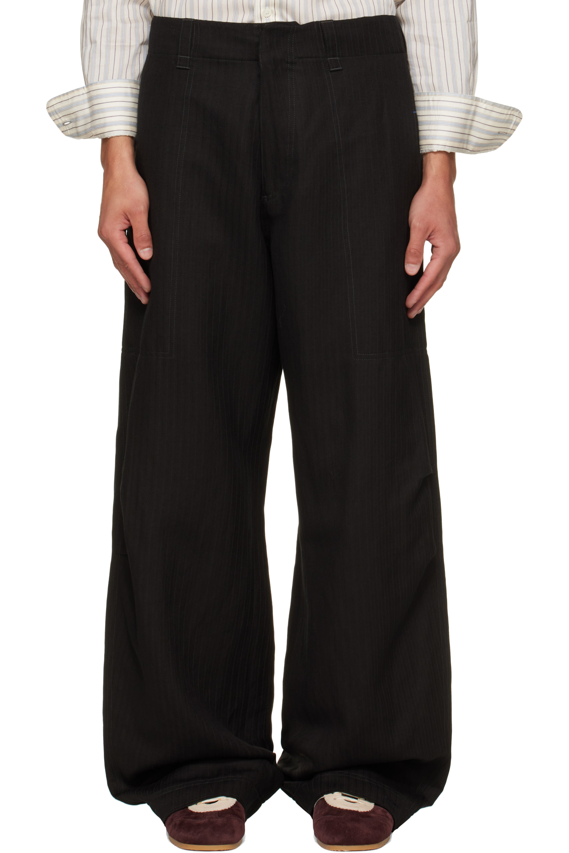 Paul Smith - Pantalon bourgeron noir
