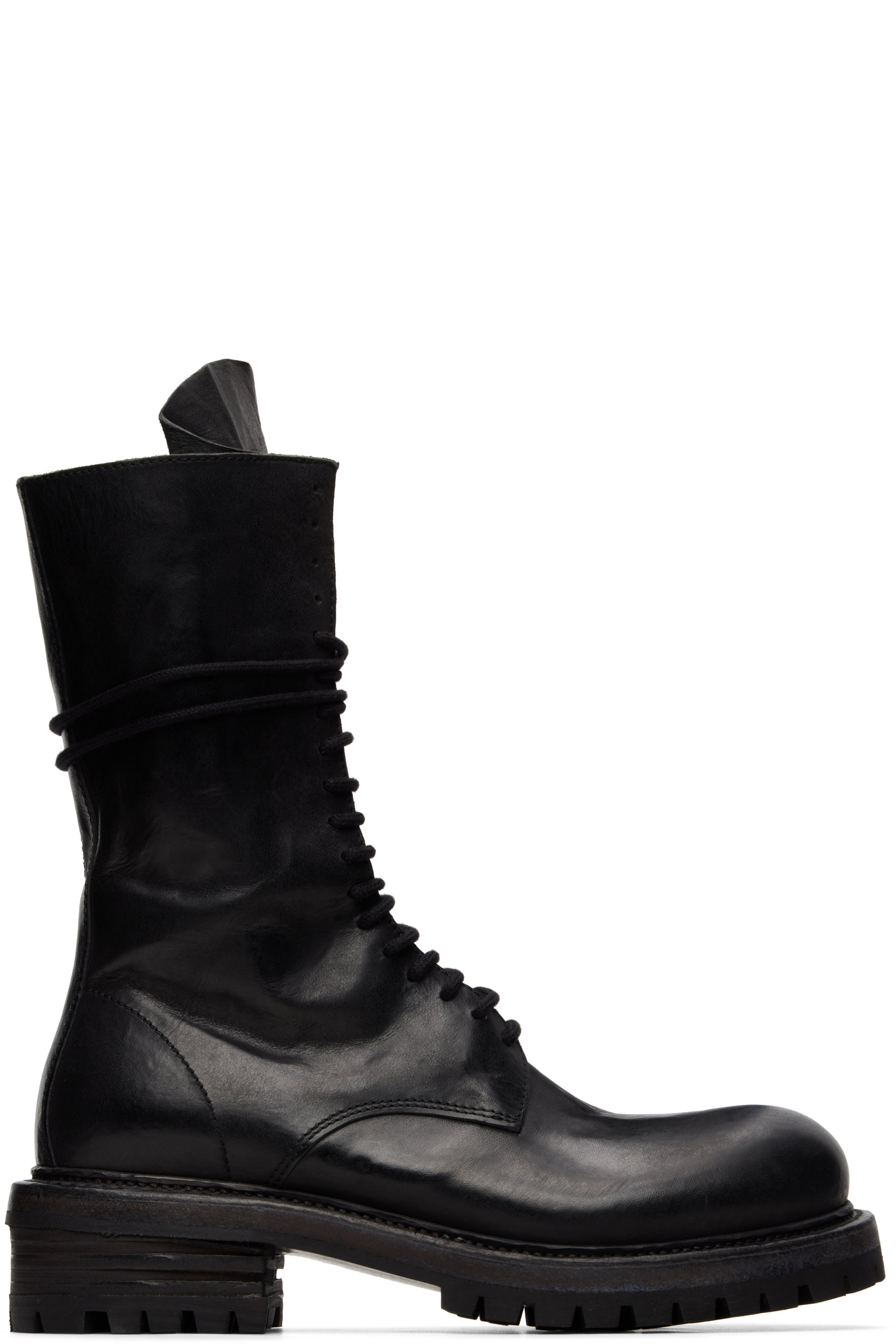 A DICIANNOVEVENTITRE - Bottes motard hautes Luke noires