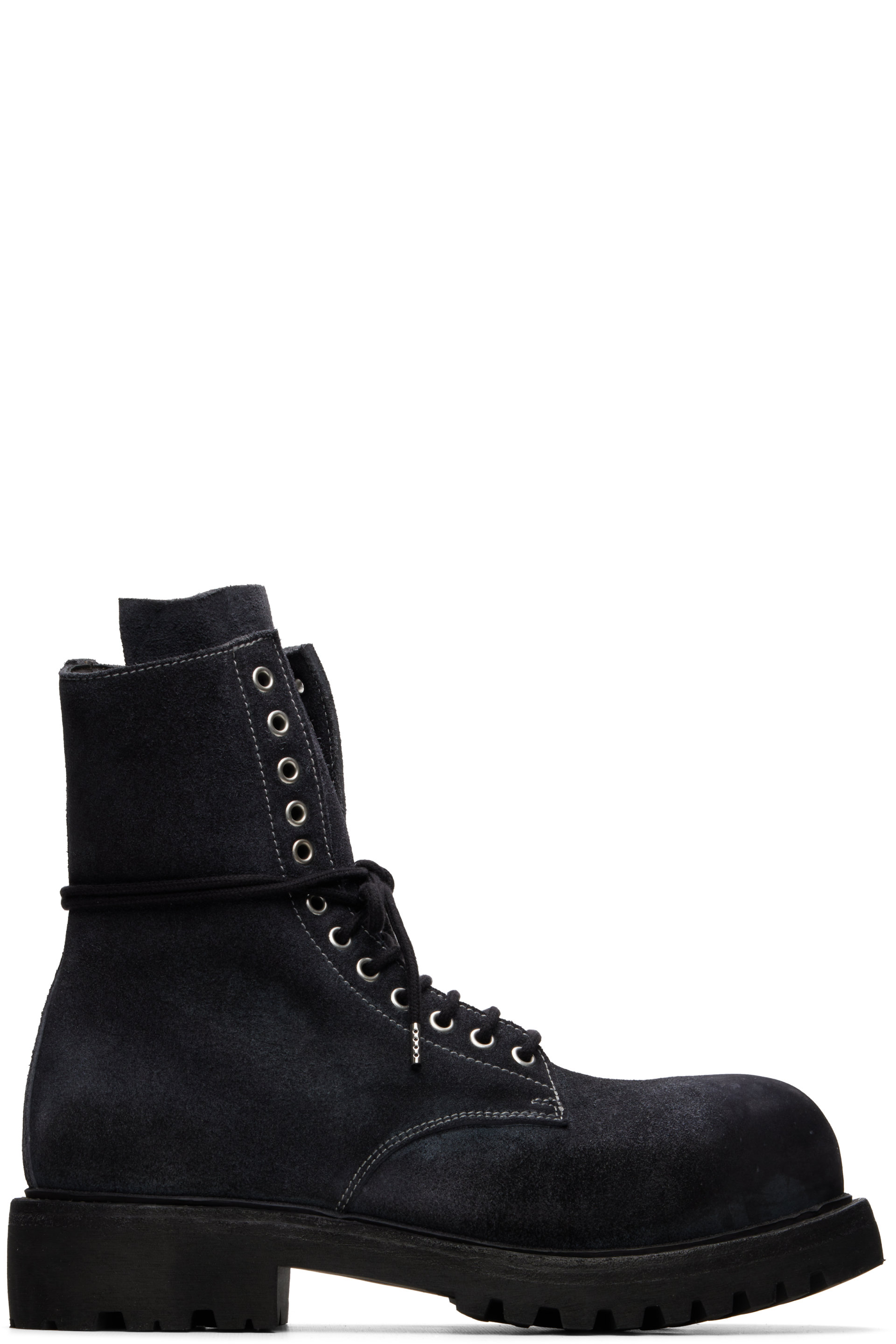 A DICIANNOVEVENTITRE - Bottes militaires Fiore Prisma noires