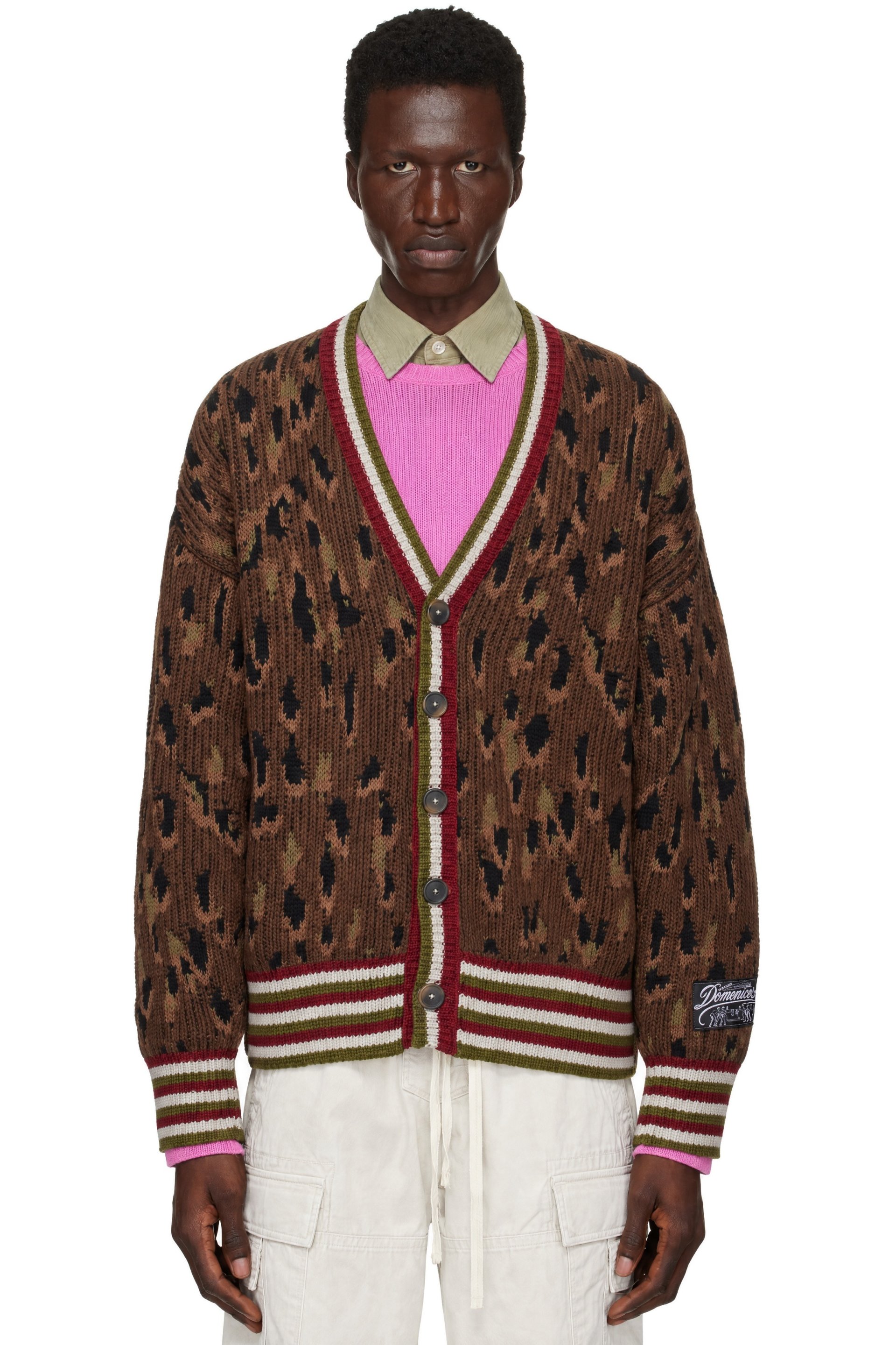 PDF - Brown Knit Cardigan