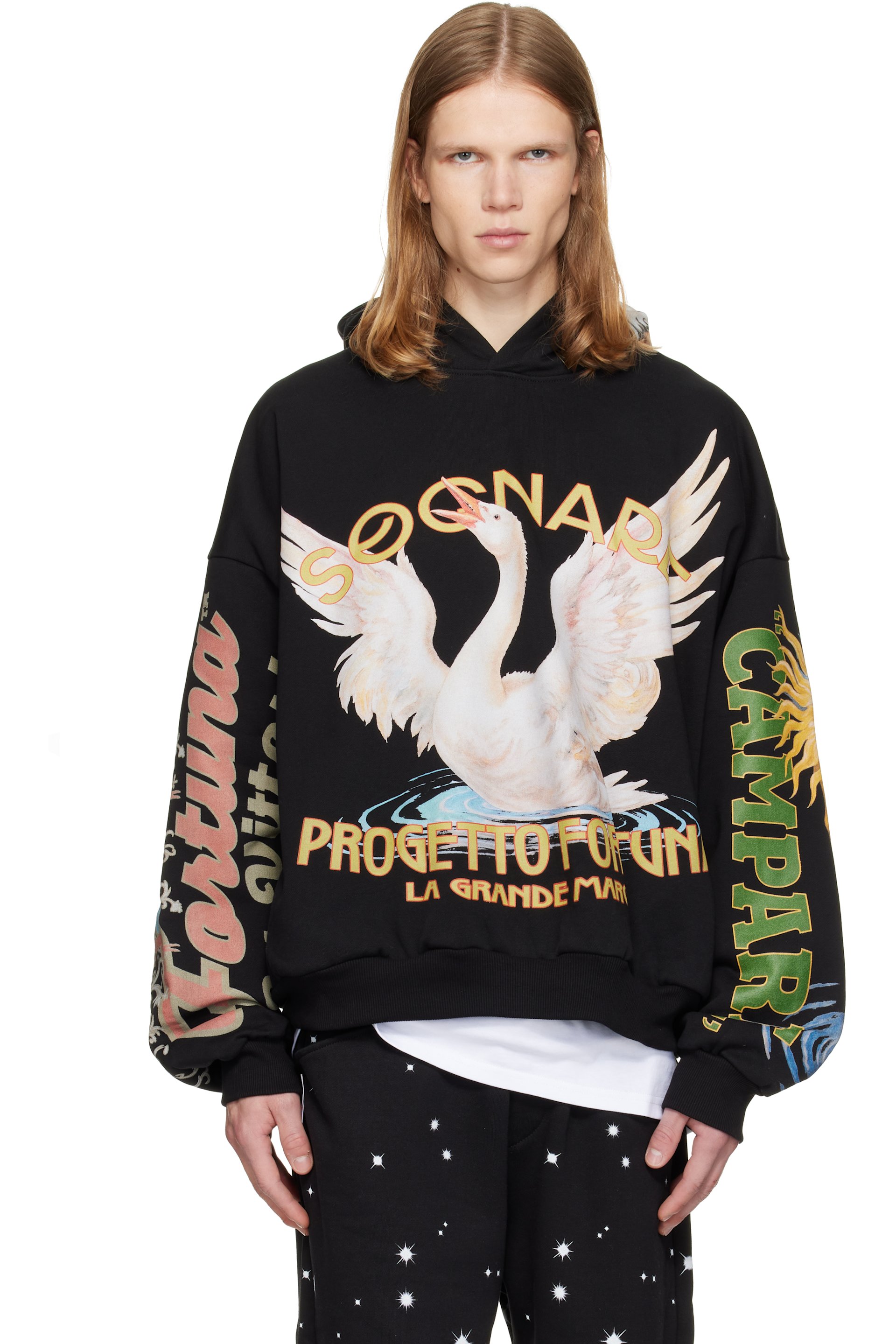 PDF - Black Mi 'Progetto Mirabella' Hoodie