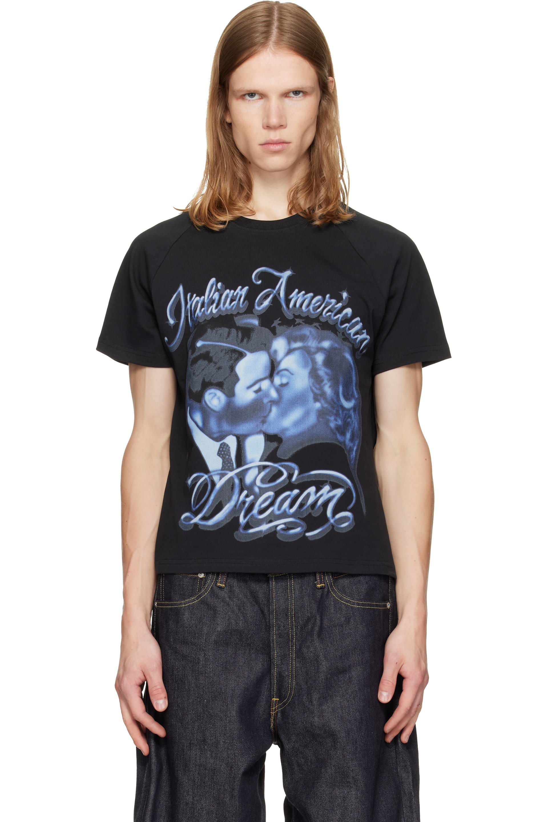 PDF - T-shirt The New Skinni Barti 'Italian American' noir