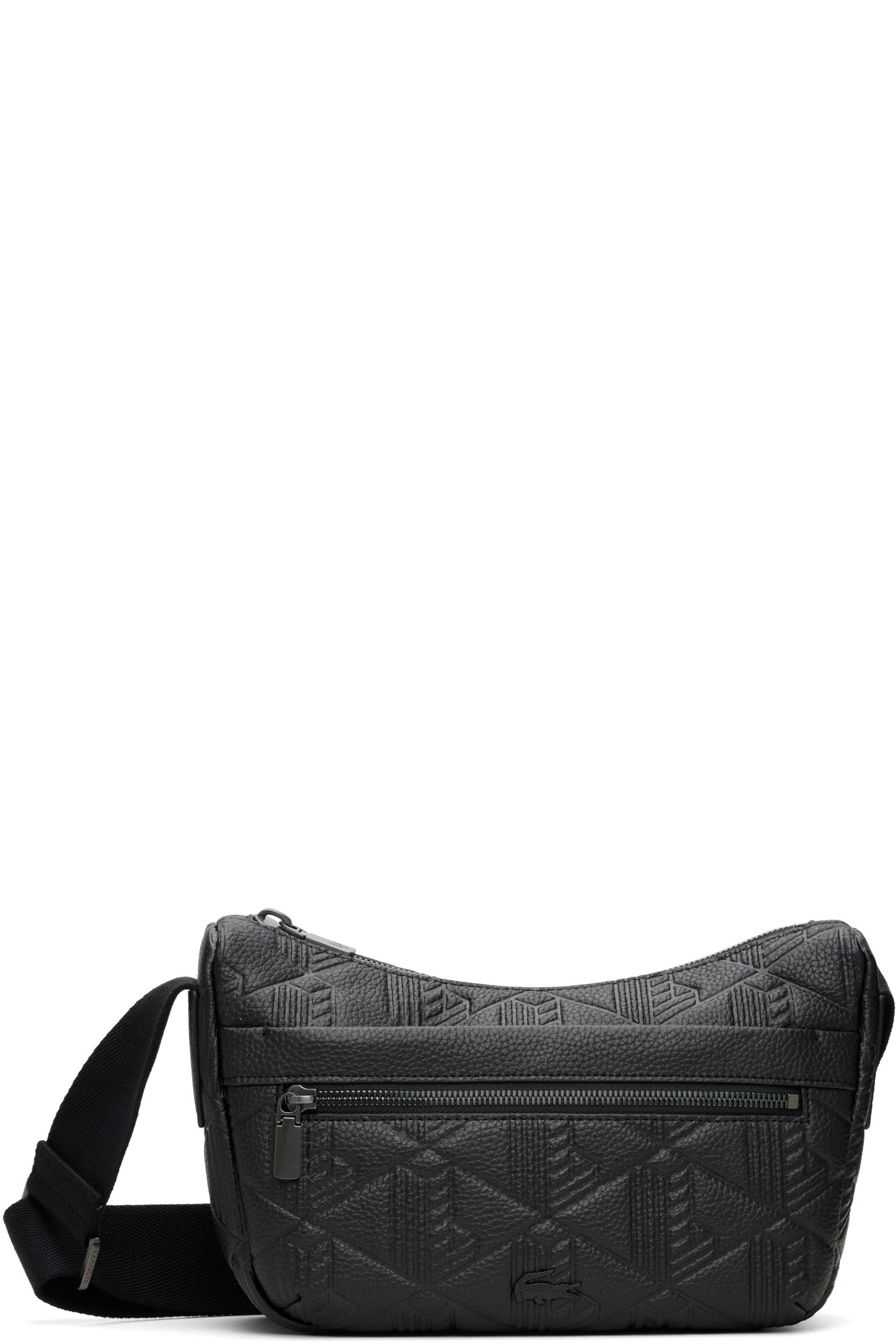 Lacoste - Black Reporter Messenger Bag
