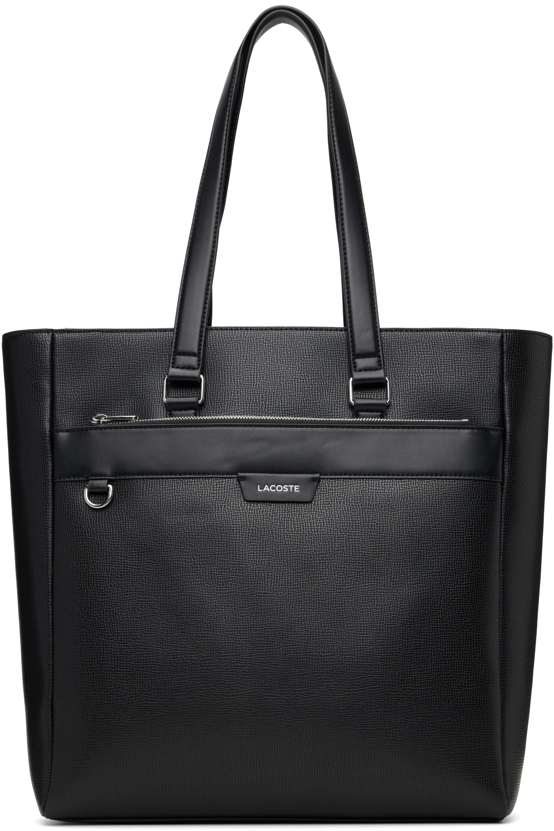 Lacoste - Black Leather Tote