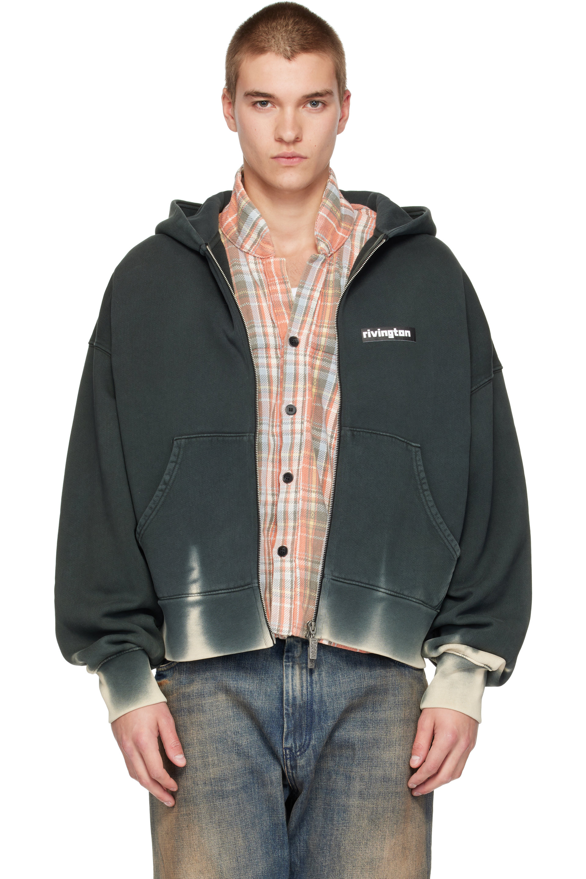 Rivington Roi Rebis - Gray Dark Country CVA Zip Hoodie