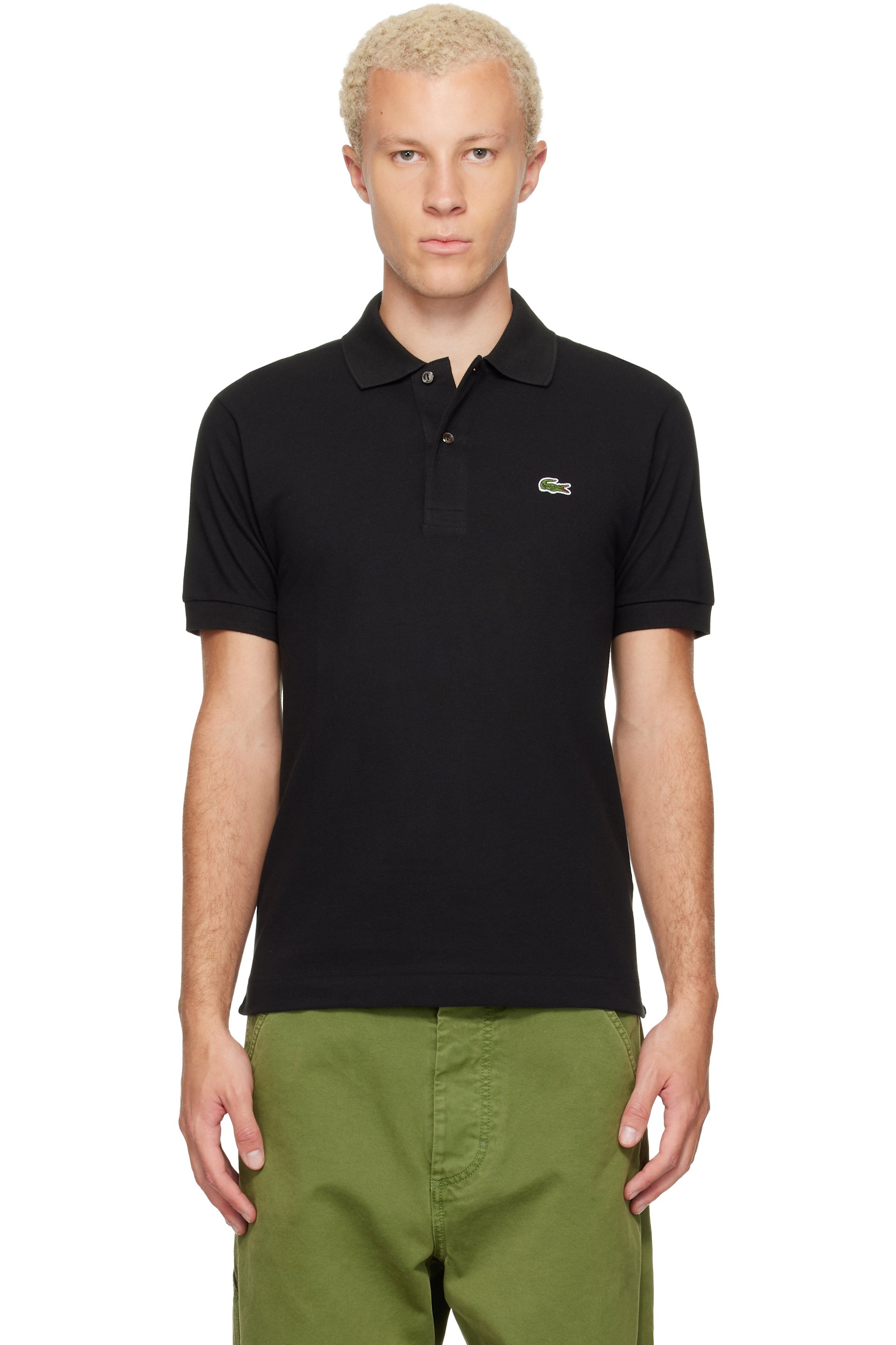 Lacoste - Black Classic Fit Original L.12.12 Polo