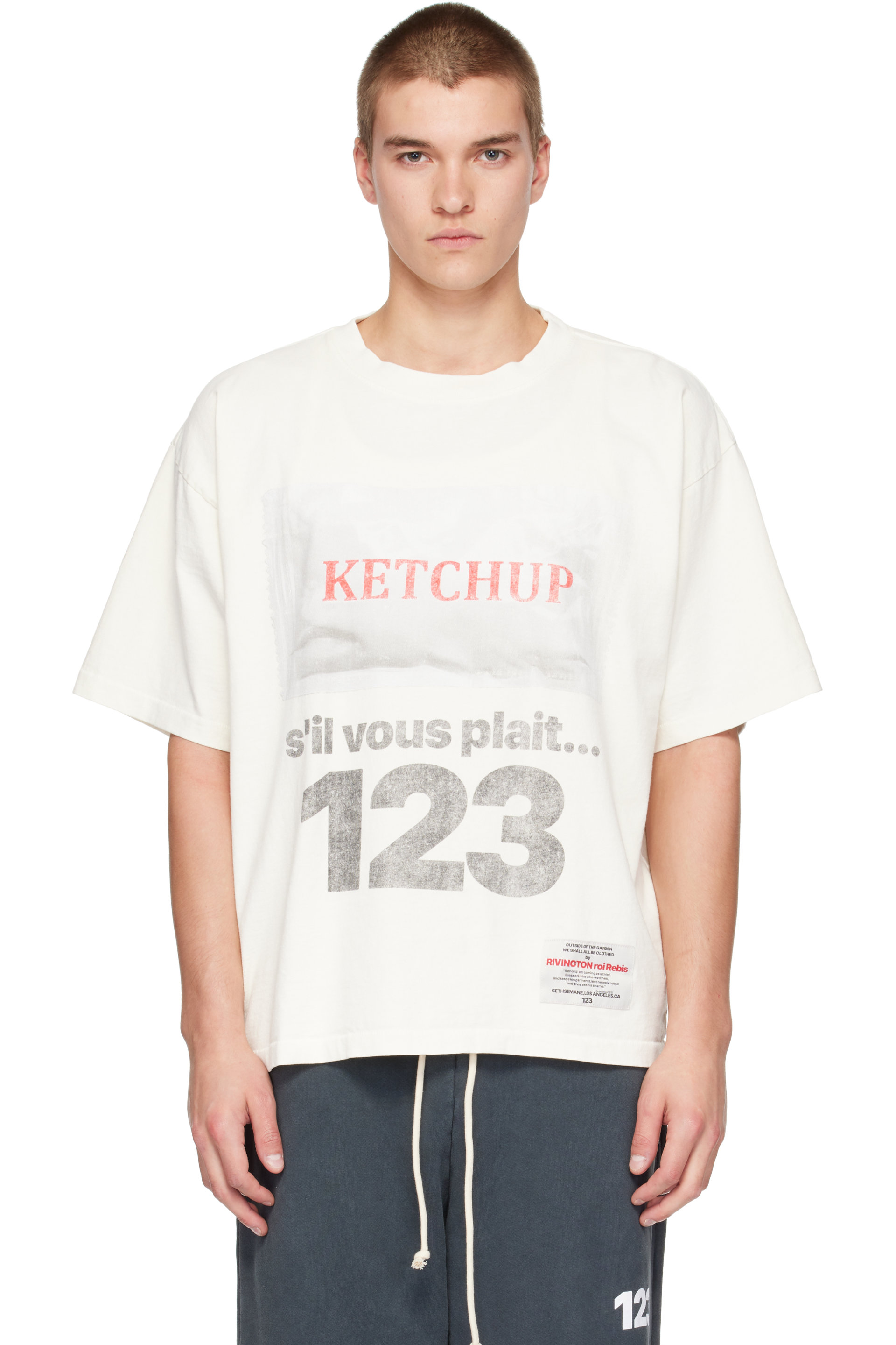 Rivington Roi Rebis - White 'Ketchup' CVA T-shirt