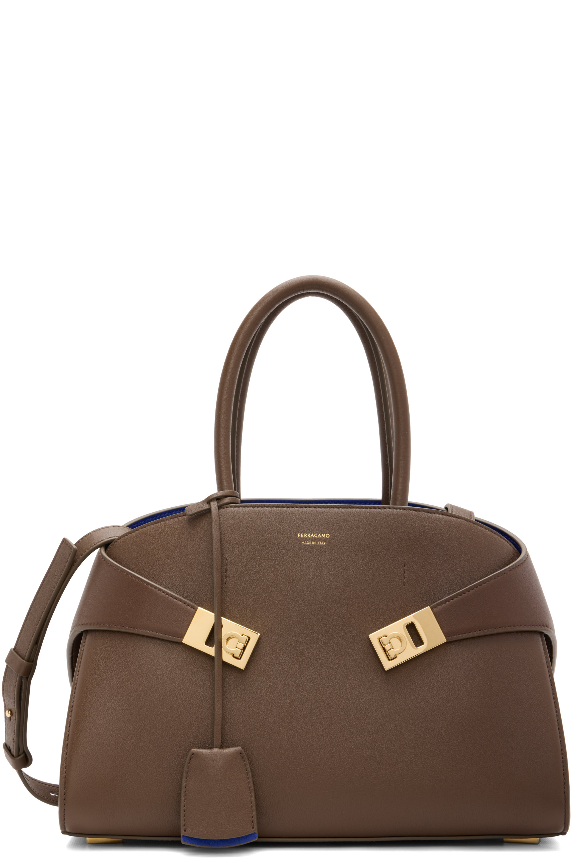Ferragamo - Brown Hug Bicolor M Bag