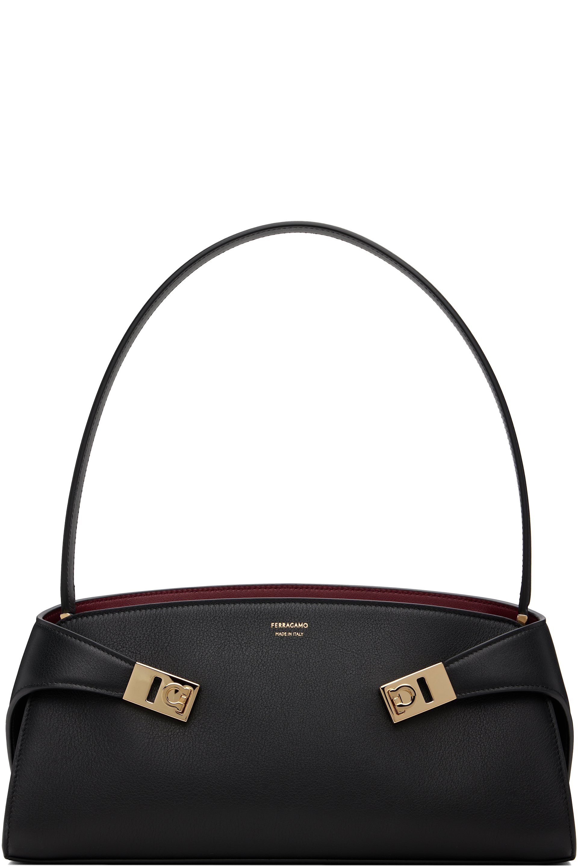 Ferragamo - Black Hug East-West Shoulder Bag