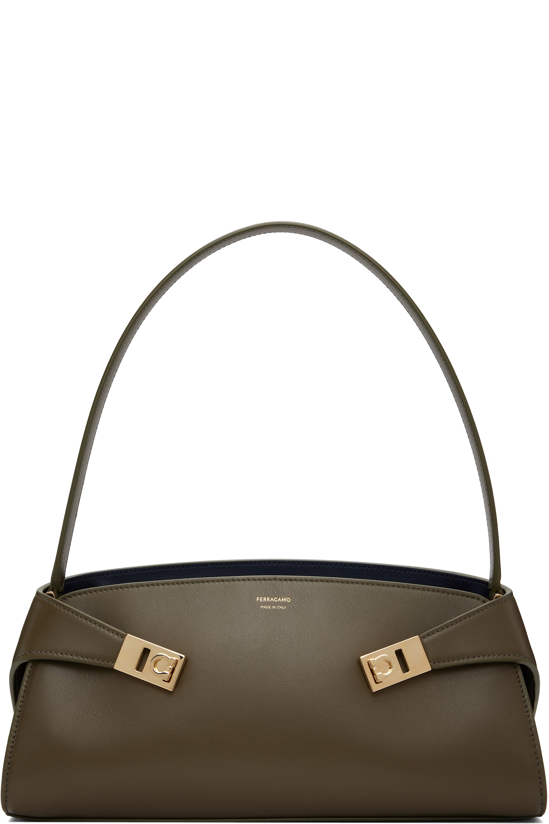 Ferragamo - Khaki Hug East-West Shoulder Bag