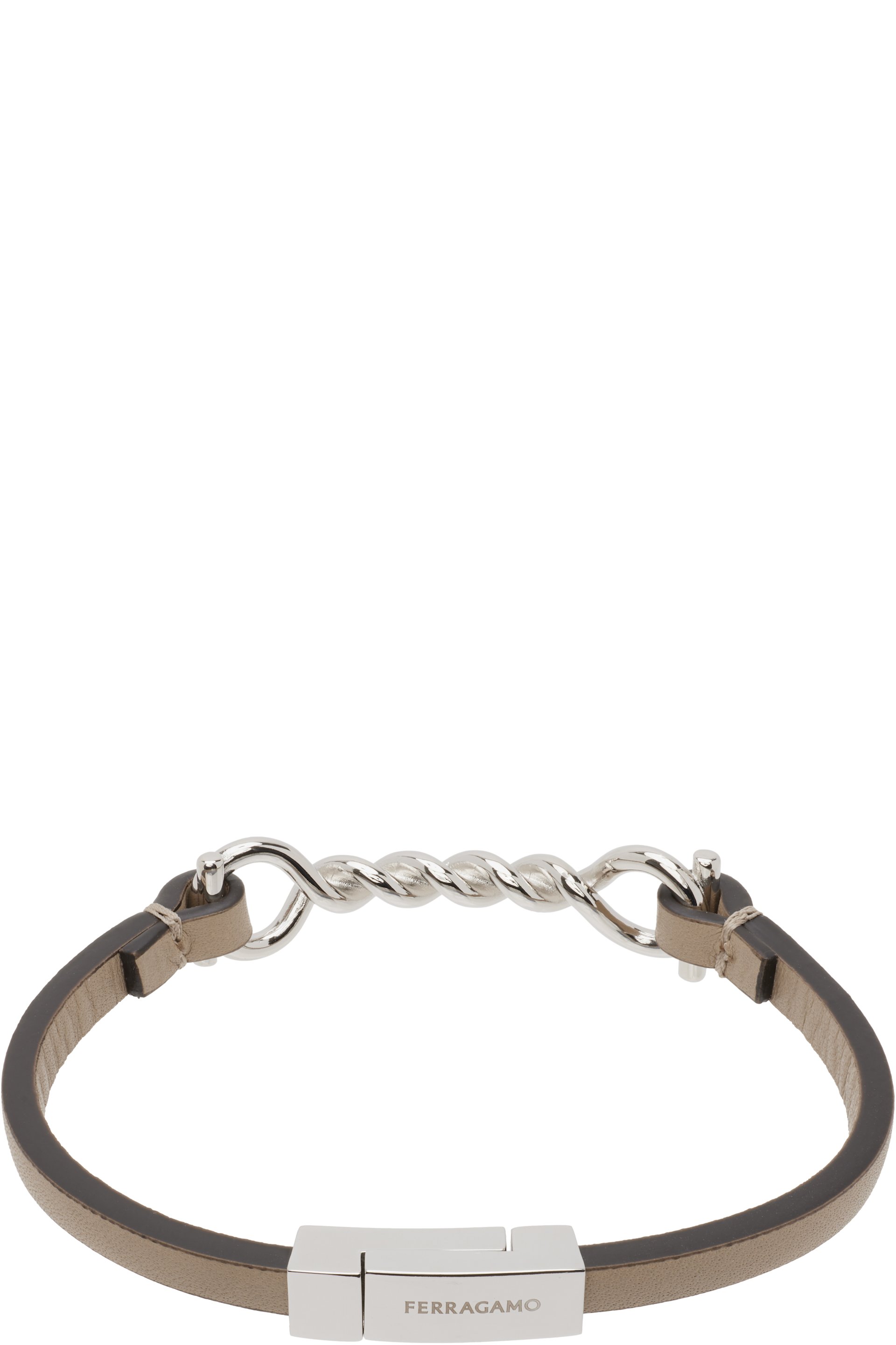 Ferragamo - Gancini Leather 手环