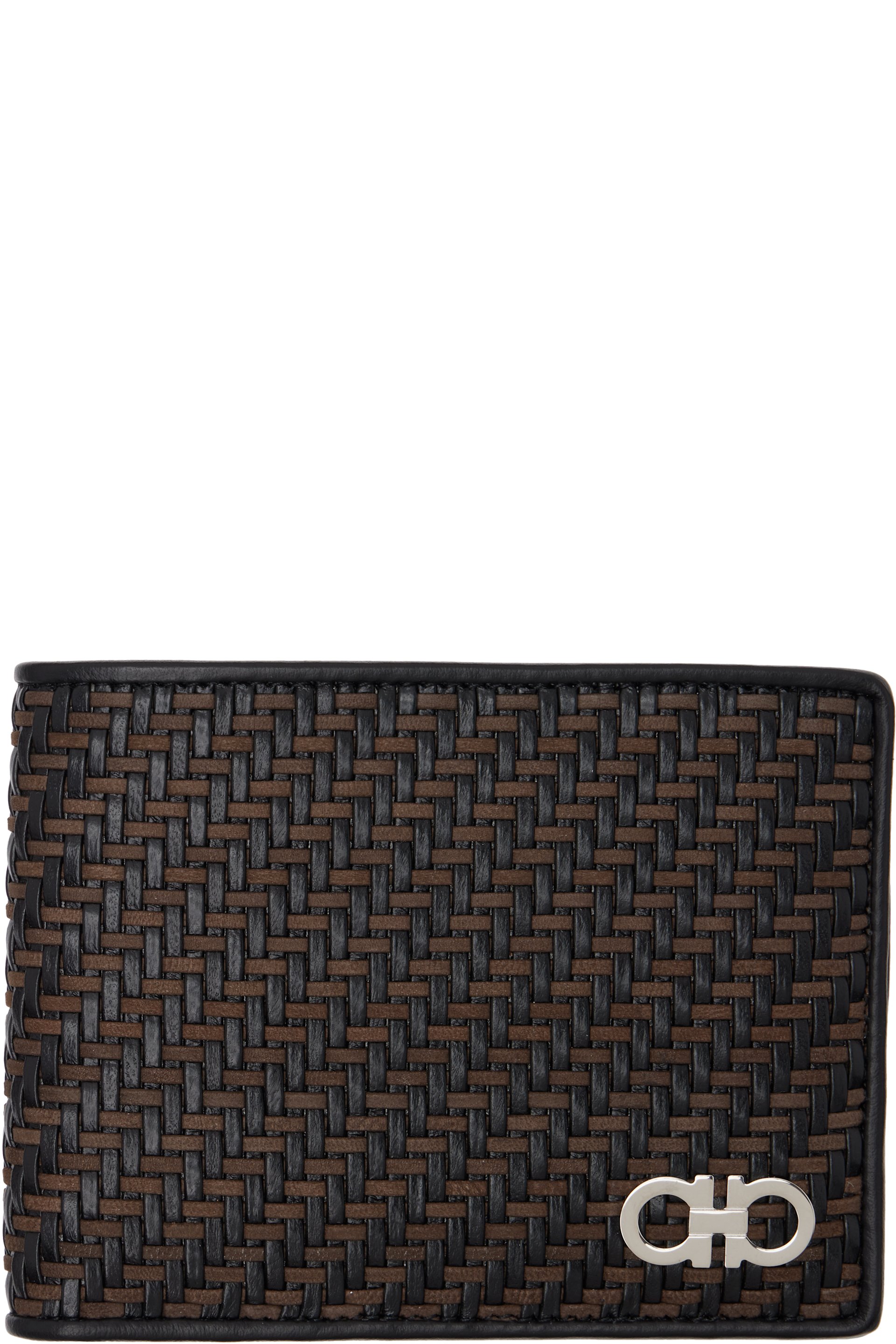 Ferragamo - Brown Woven Wallet