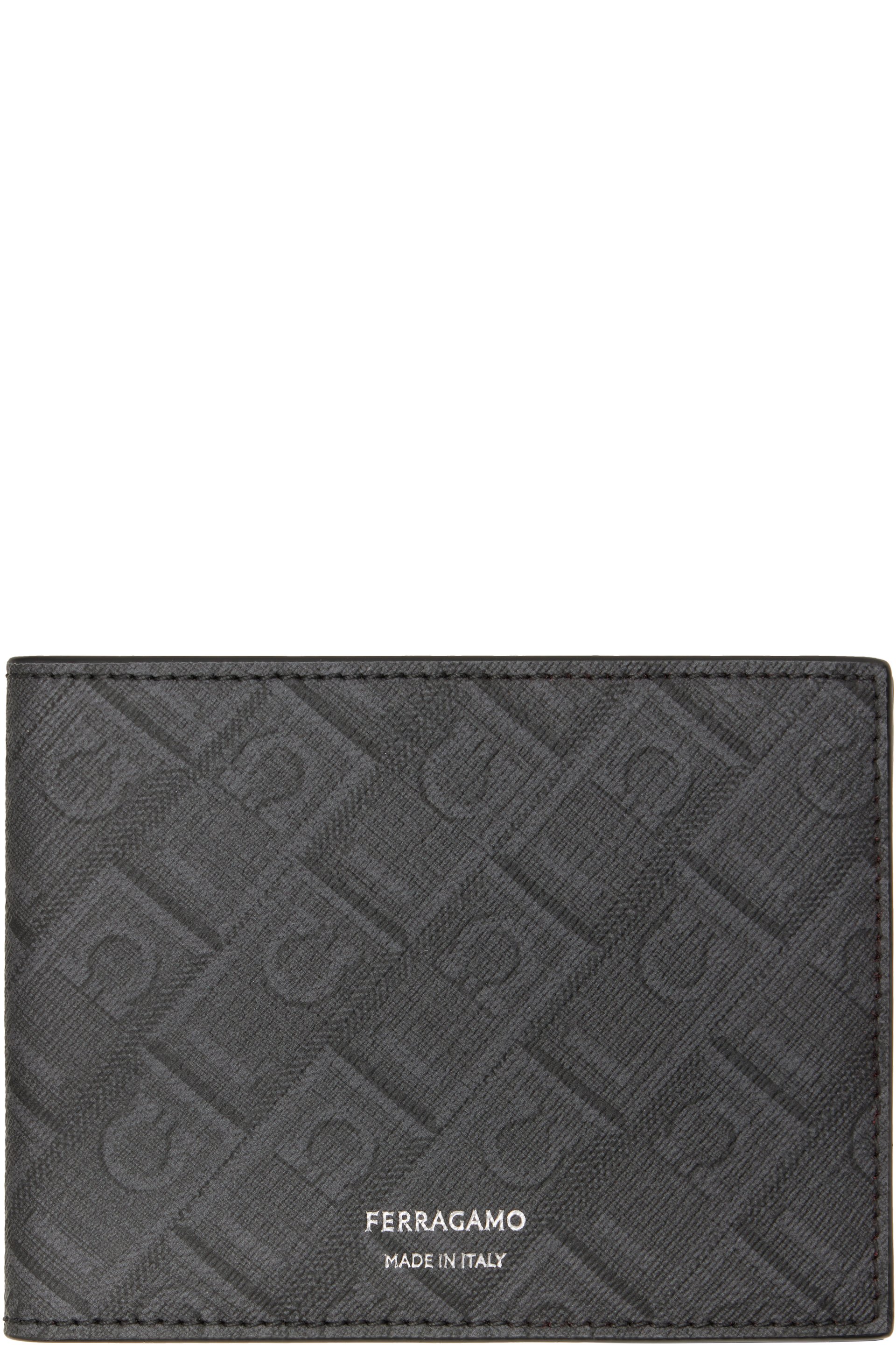 Ferragamo - Black 'Ferragamo Monogram' Wallet