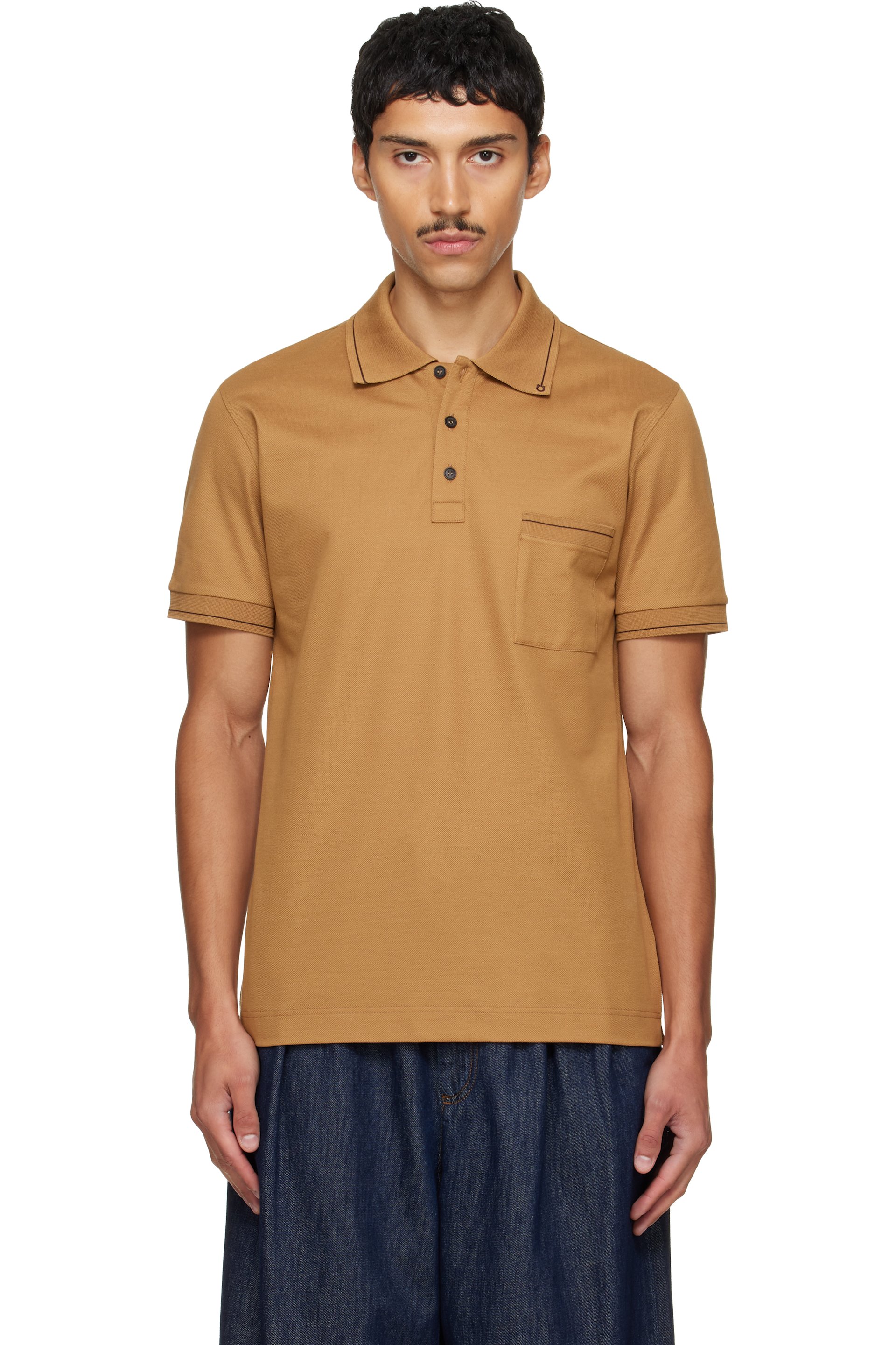 Ferragamo - Tan Gancini Polo
