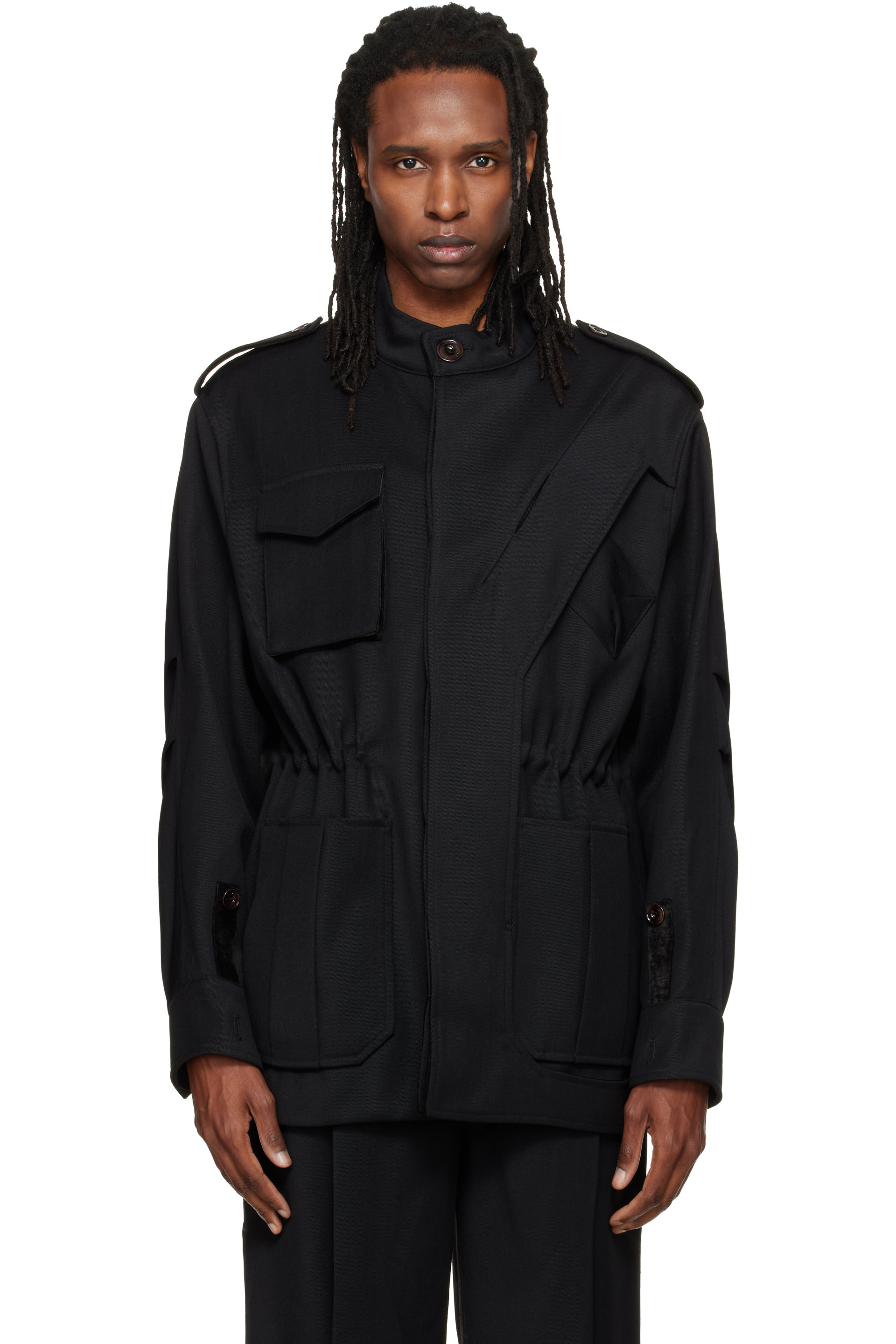 NULLUS - Parka déconstruit noir
