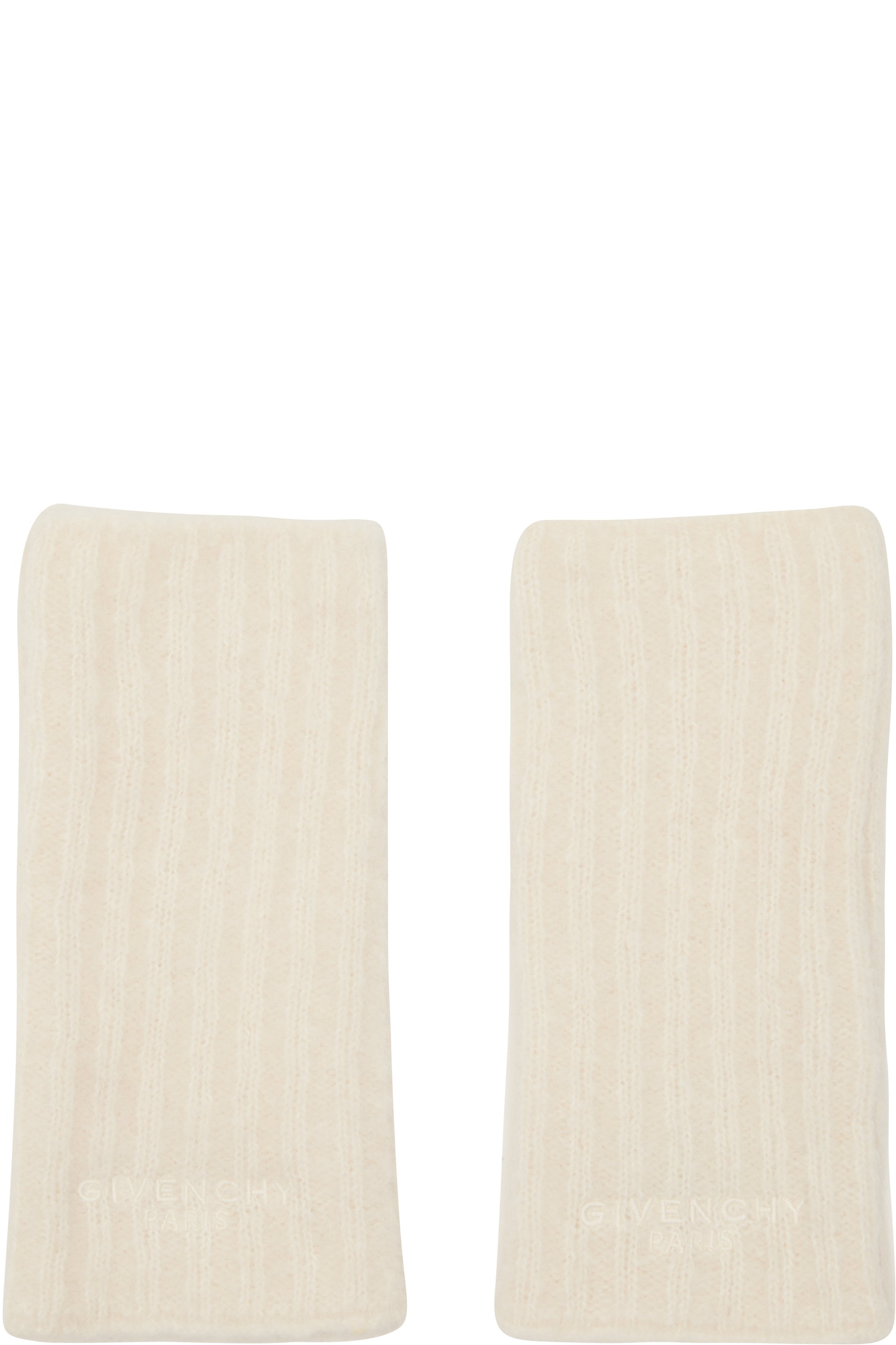 Givenchy - Off-White Alpaca Mittens