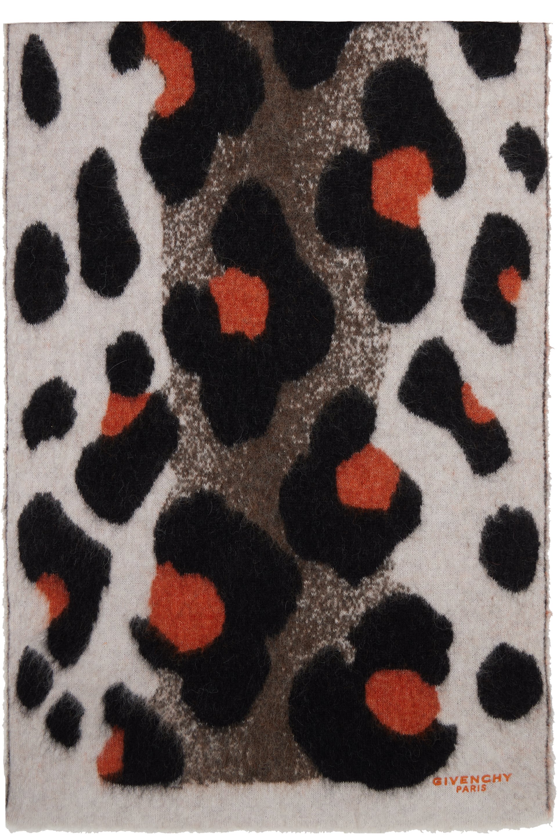 Givenchy - Brown & Beige Alpaca Scarf