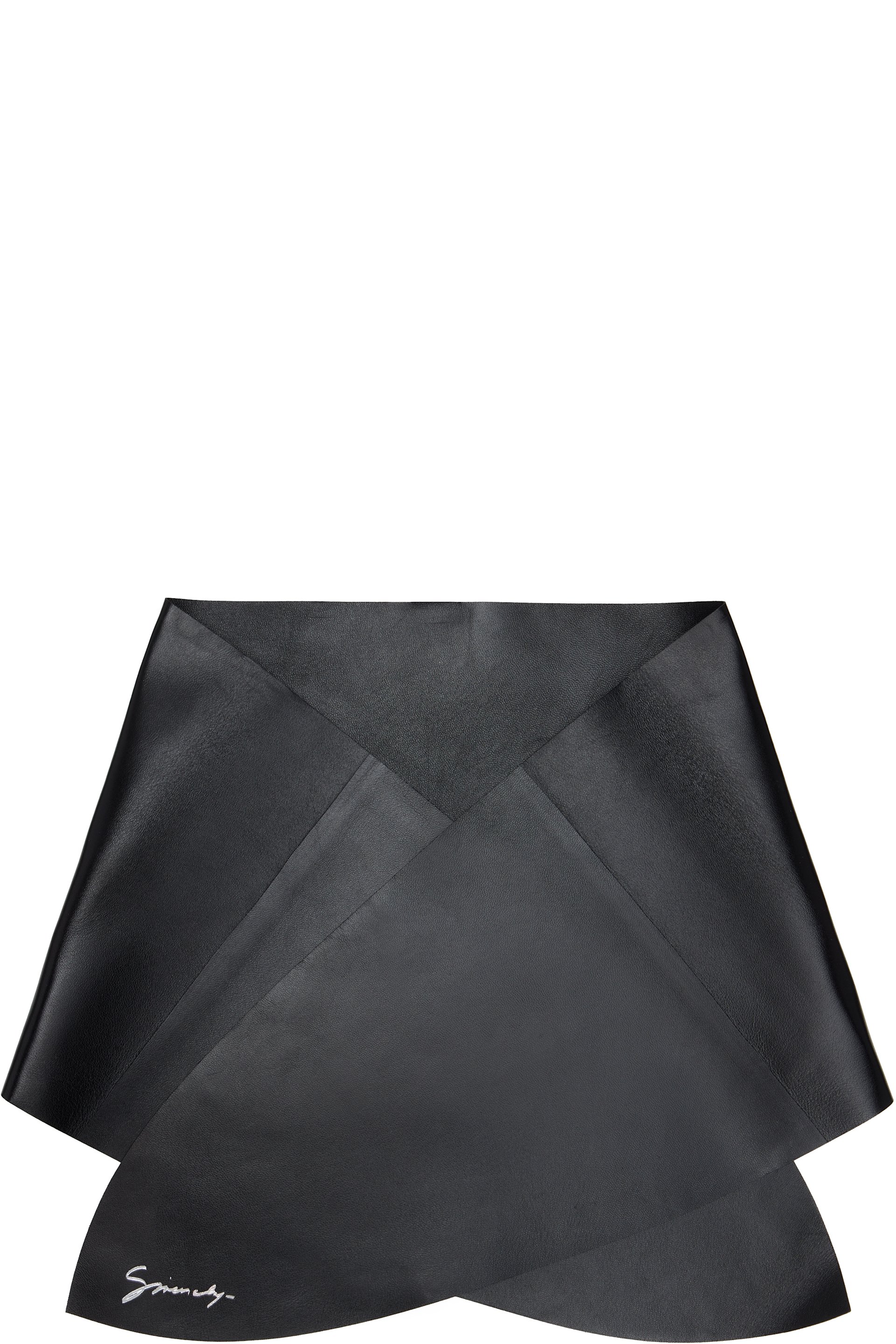 Givenchy - Black Lamb Leather Scarf