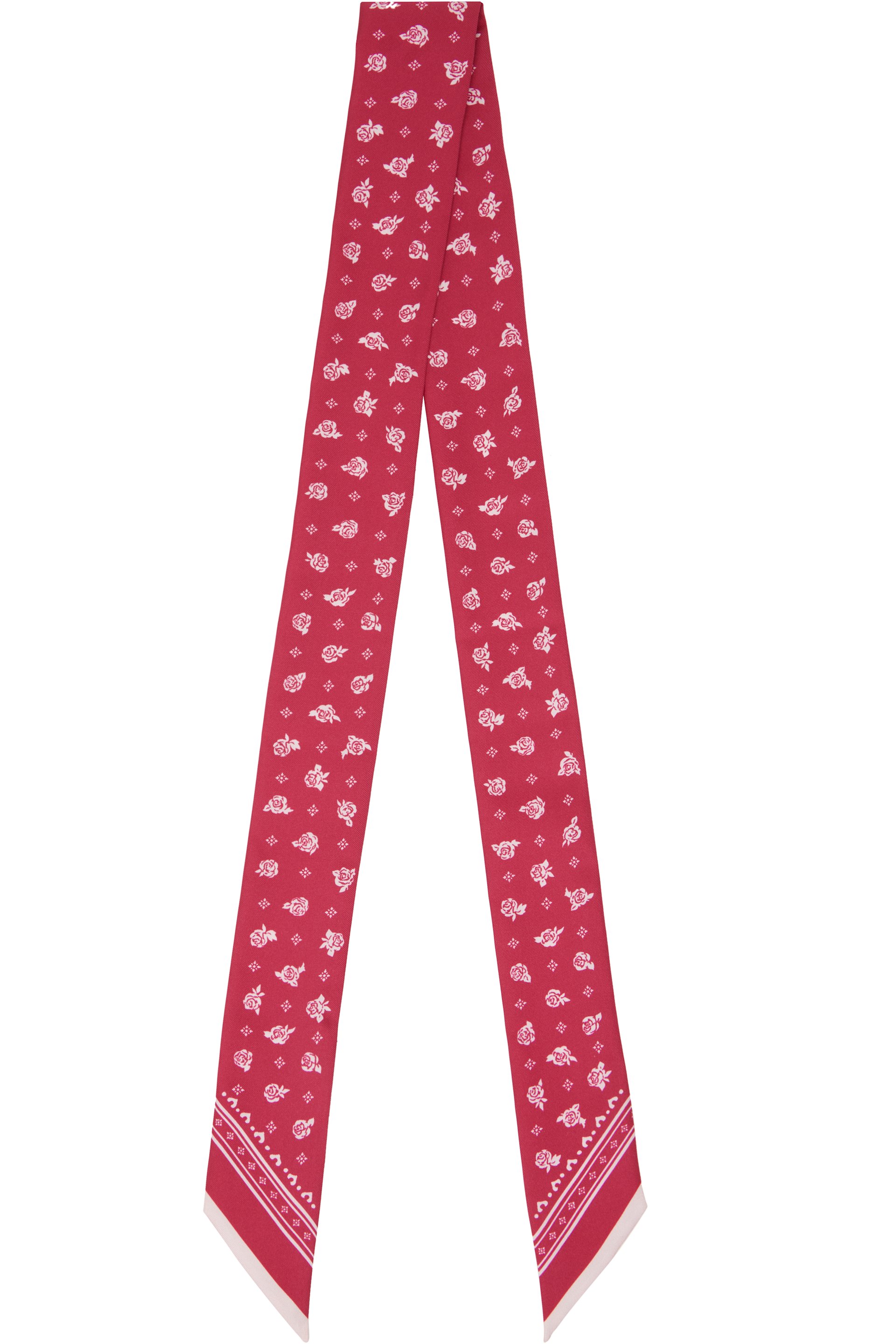 Givenchy - Pink Bandana Bandeau Silk Scarf