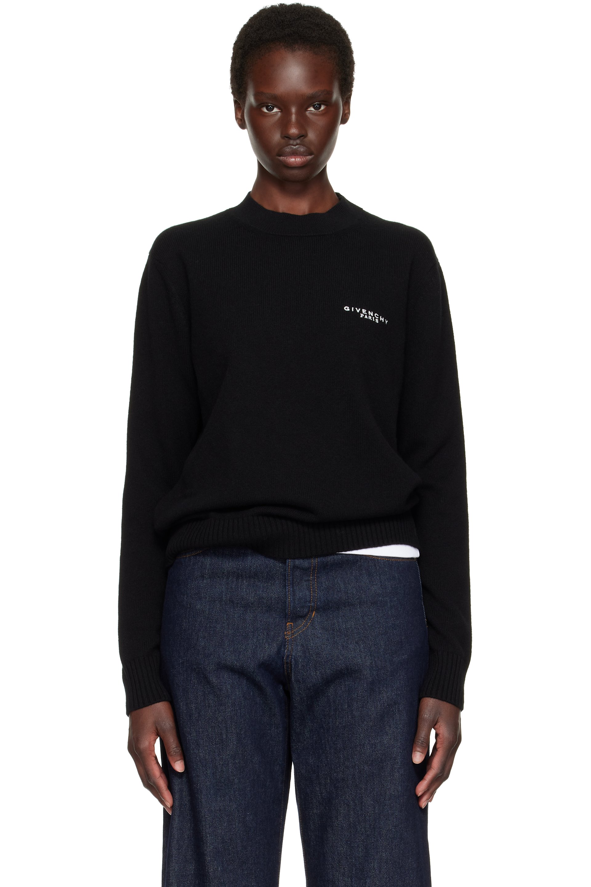 Givenchy - Black Wool & Cashmere Sweater