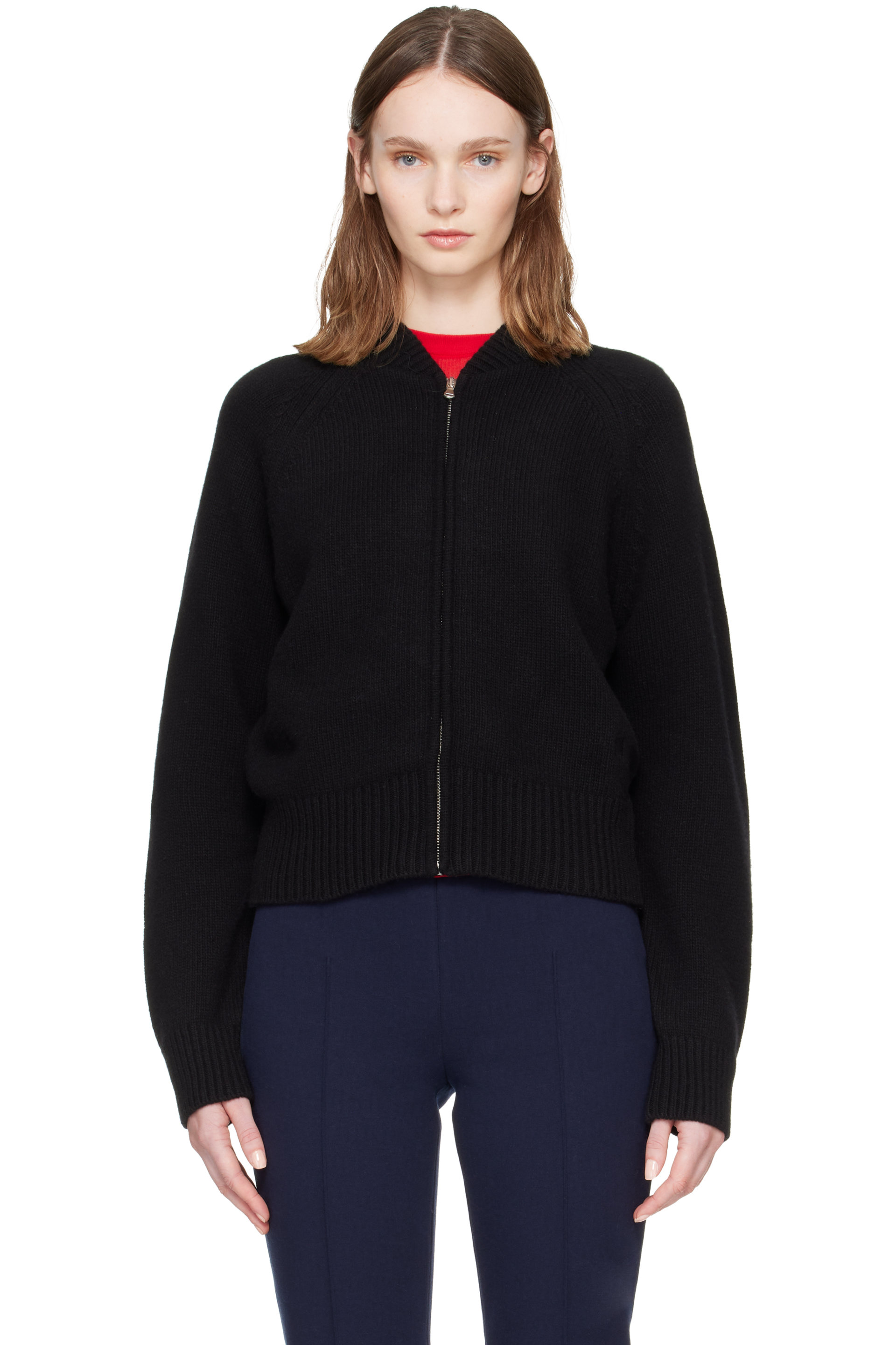 High Sport - Black Velma Zip Up Sweater