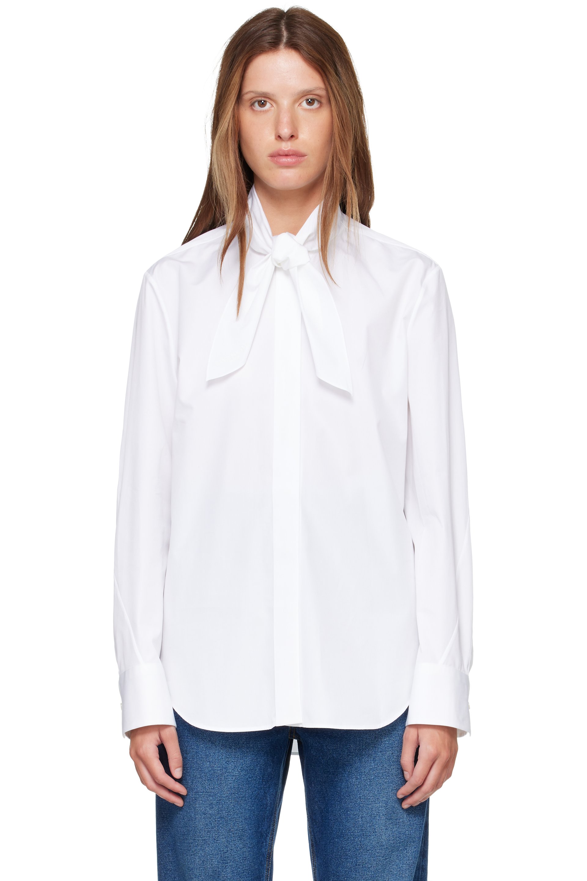 Givenchy - White Cocoon Shirt