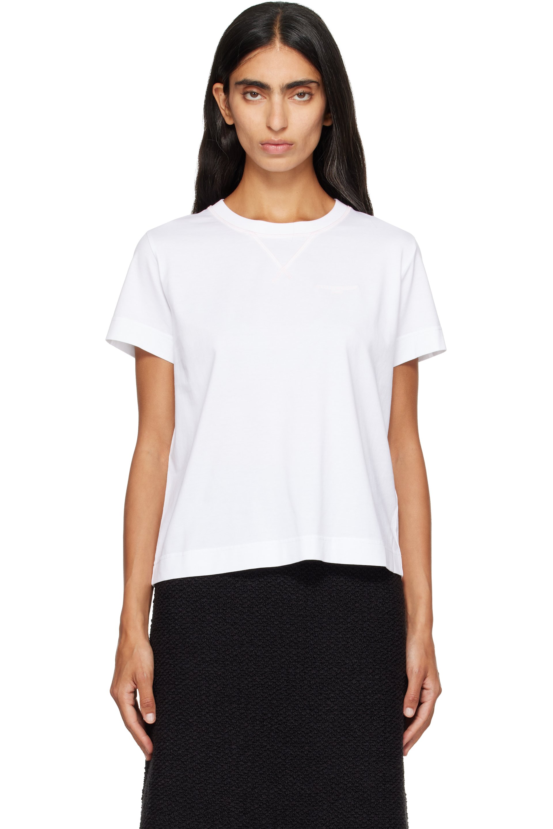 Givenchy - White Logo Crewneck T-shirt