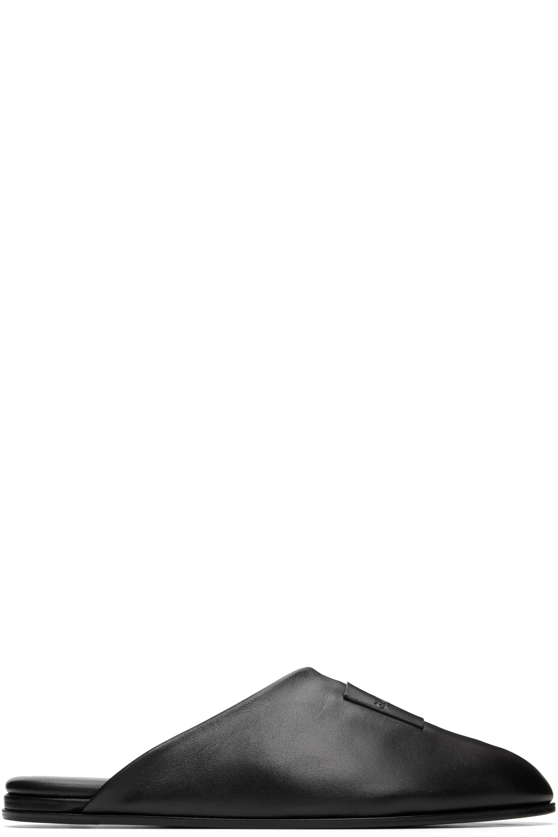 Givenchy - Black Label Nappa Leather Mule Flats